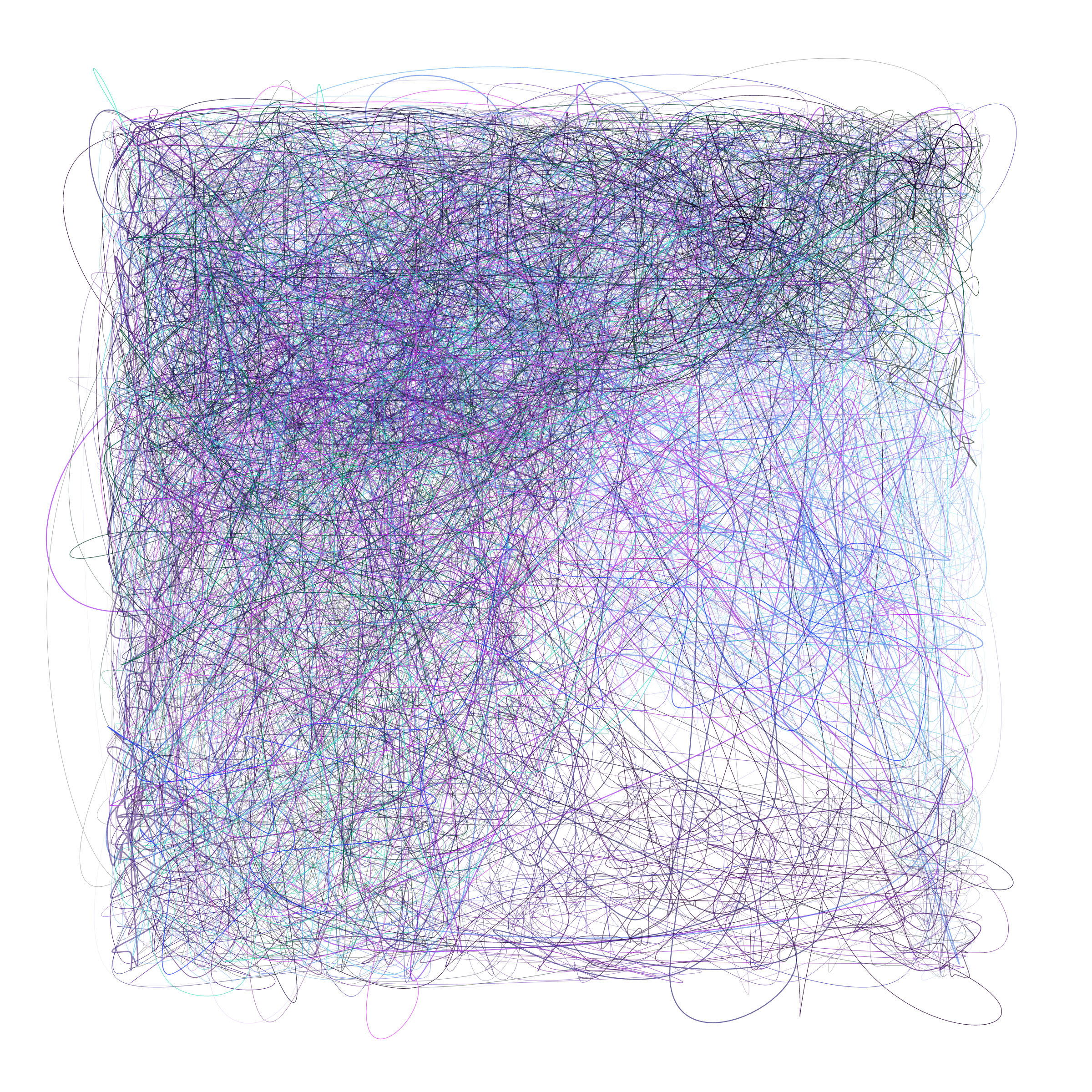 Art Blocks - Art Blocks v2 - Scribbled Boundaries #454 - NFT # 131000454