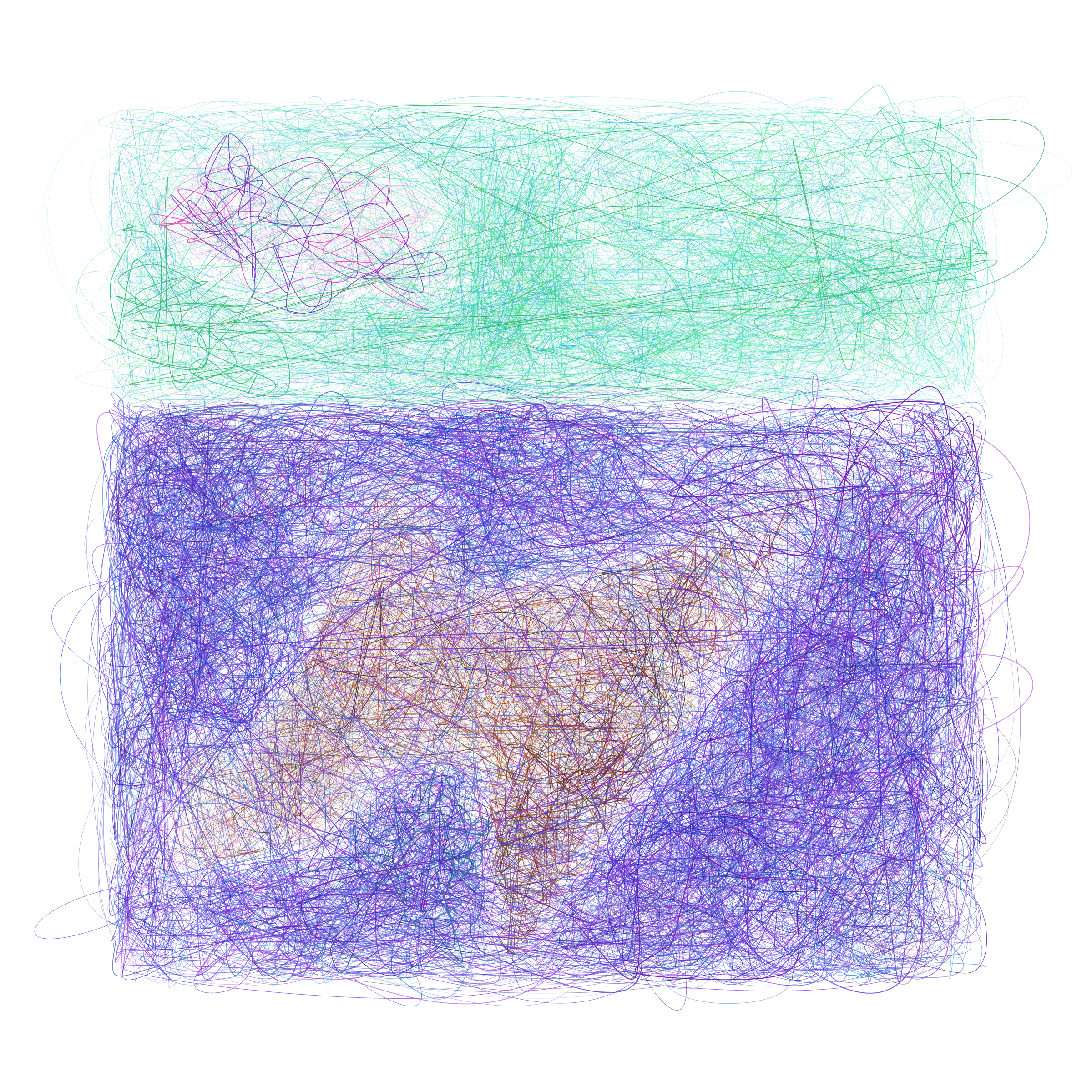 Art Blocks - Art Blocks v2 - Scribbled Boundaries #455 - NFT # 131000455