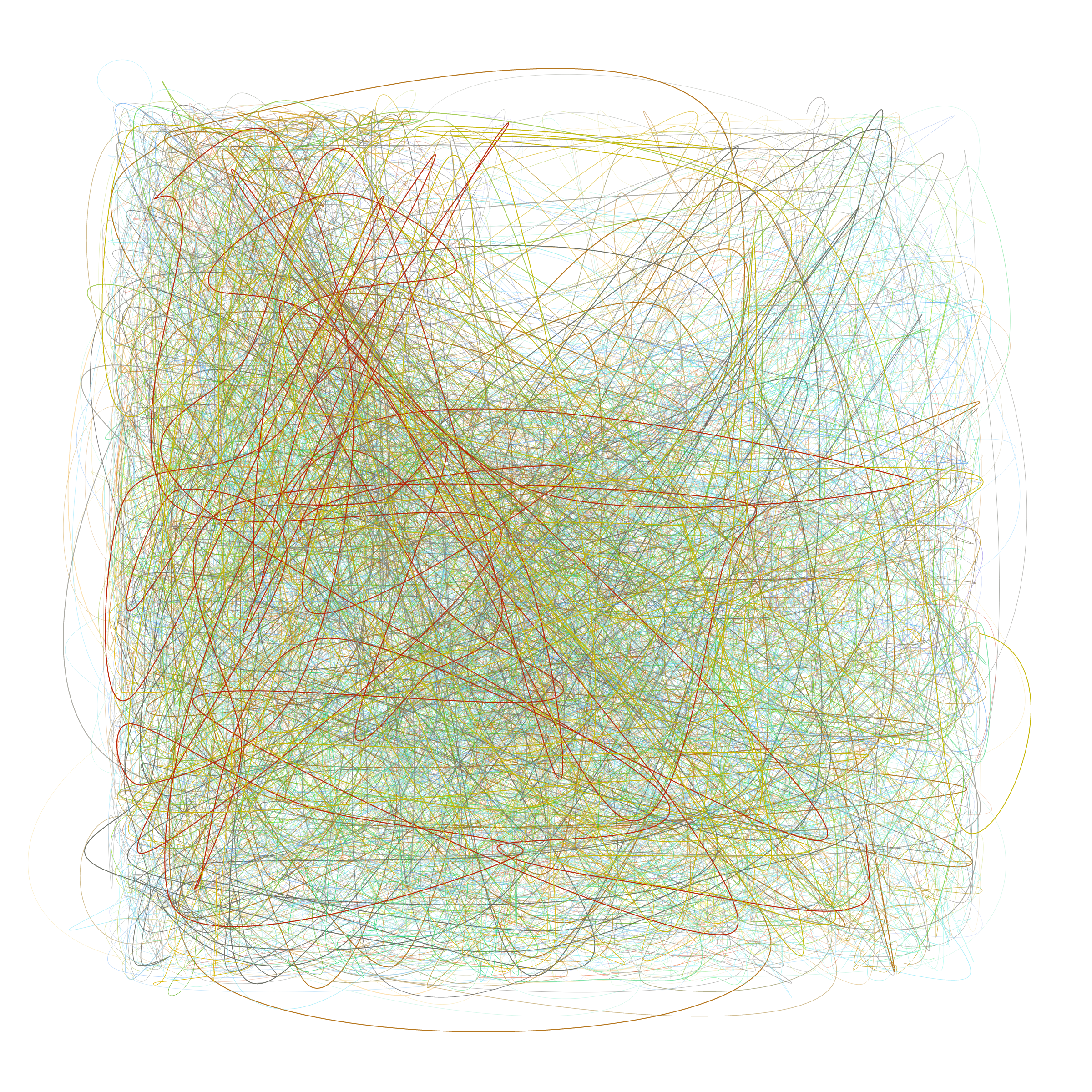 Art Blocks - Art Blocks v2 - Scribbled Boundaries #457 - NFT # 131000457