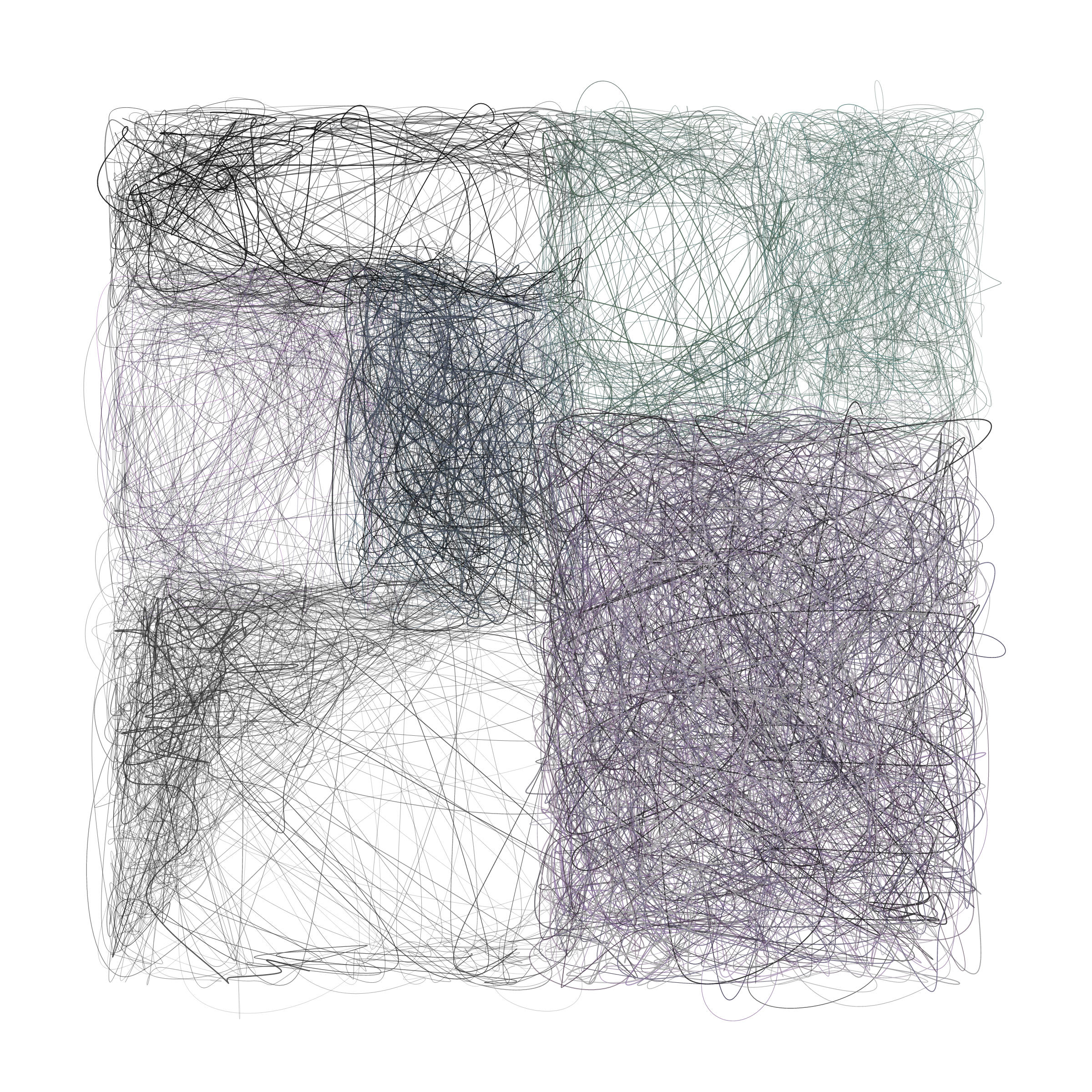 Art Blocks - Art Blocks v2 - Scribbled Boundaries #459 - NFT # 131000459