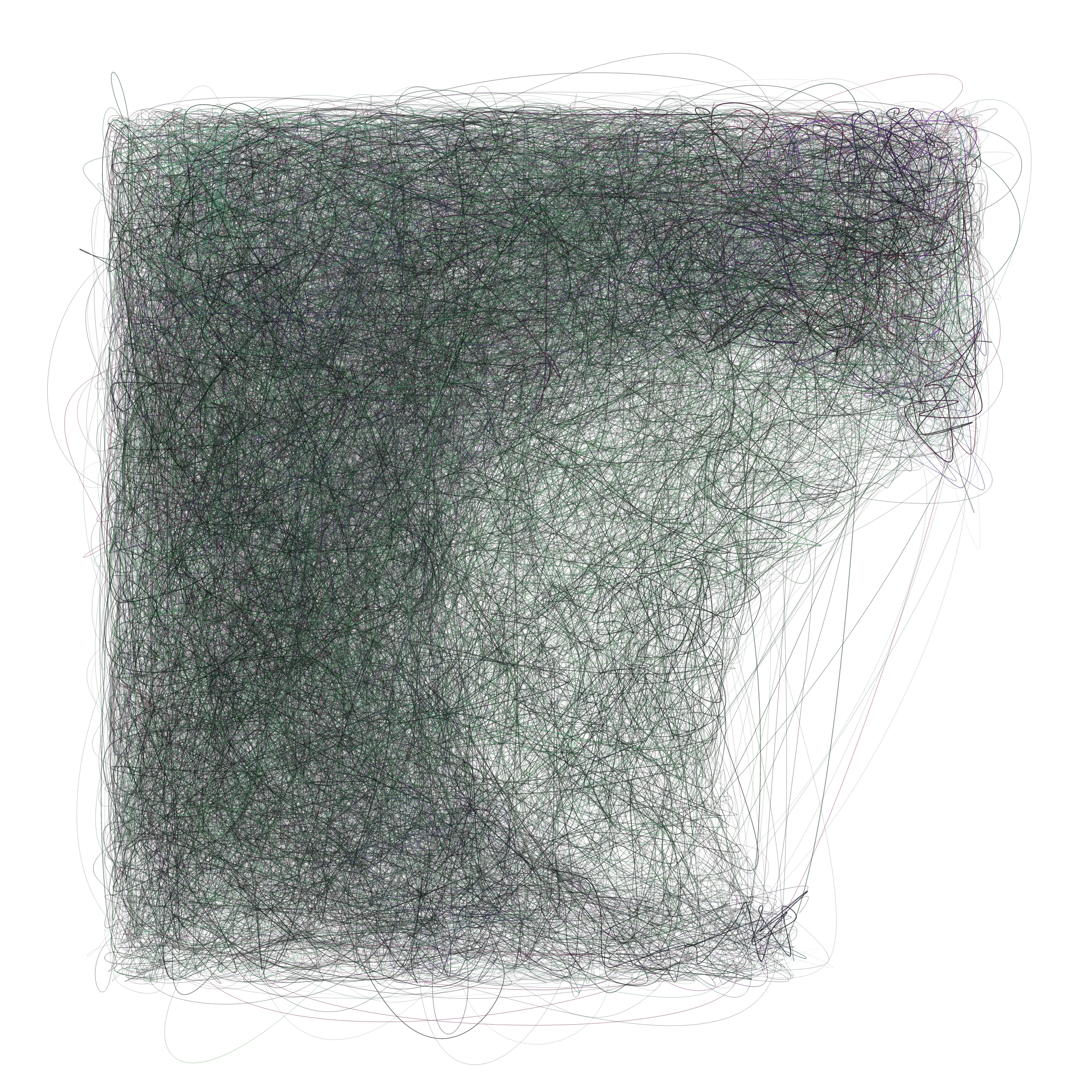 Art Blocks - Art Blocks v2 - Scribbled Boundaries #460 - NFT # 131000460