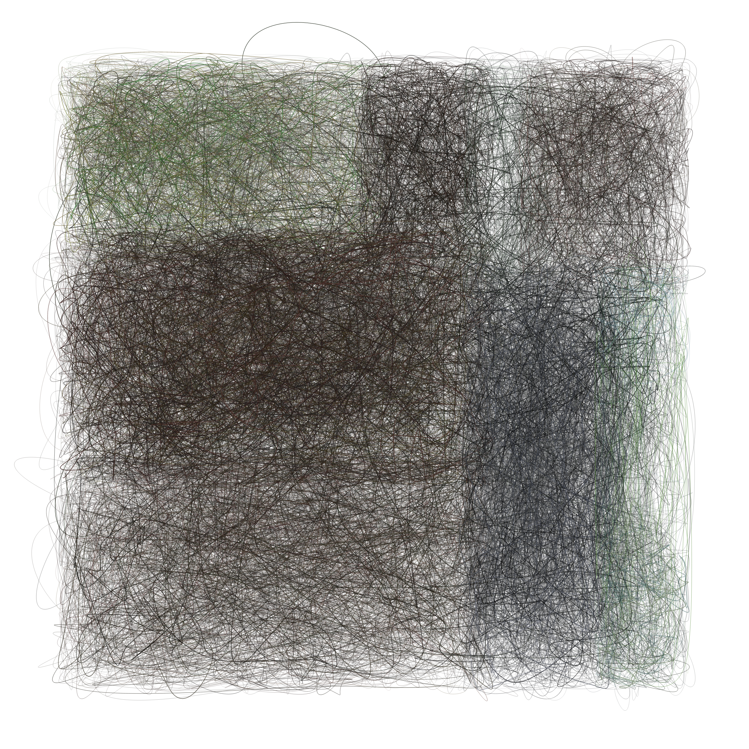 Art Blocks - Art Blocks v2 - Scribbled Boundaries #461 - NFT # 131000461