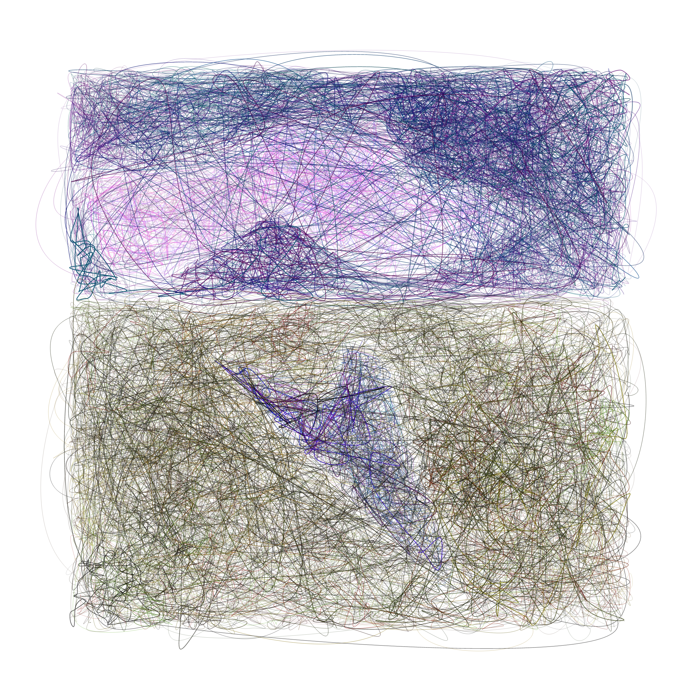 Art Blocks - Art Blocks v2 - Scribbled Boundaries #466 - NFT # 131000466