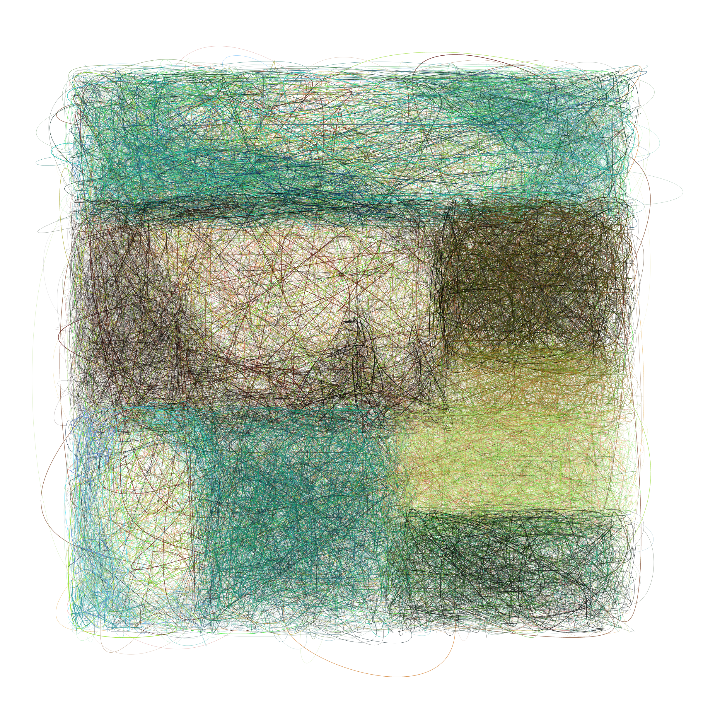 Art Blocks - Art Blocks v2 - Scribbled Boundaries #467 - NFT # 131000467