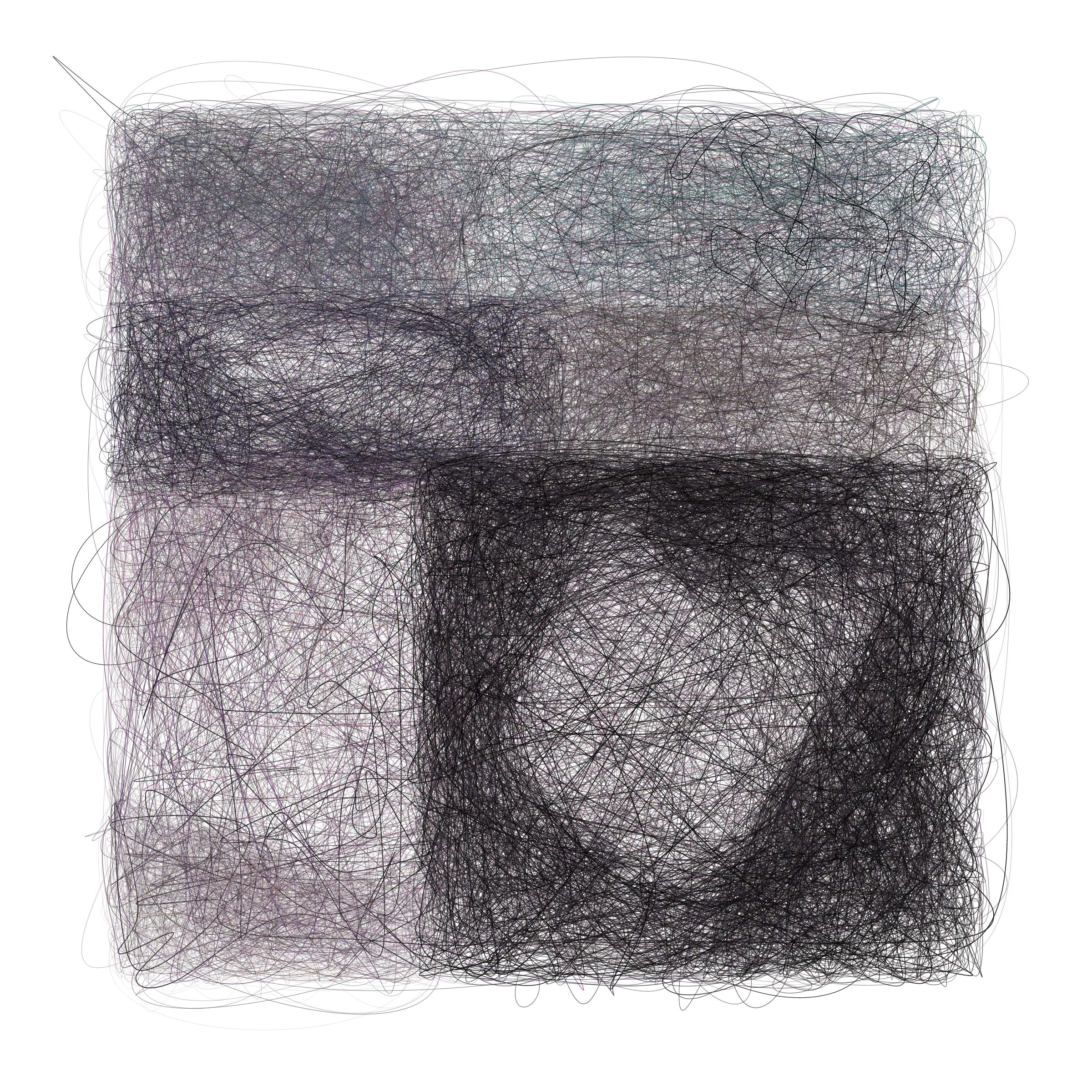 Art Blocks - Art Blocks v2 - Scribbled Boundaries #470 - NFT # 131000470