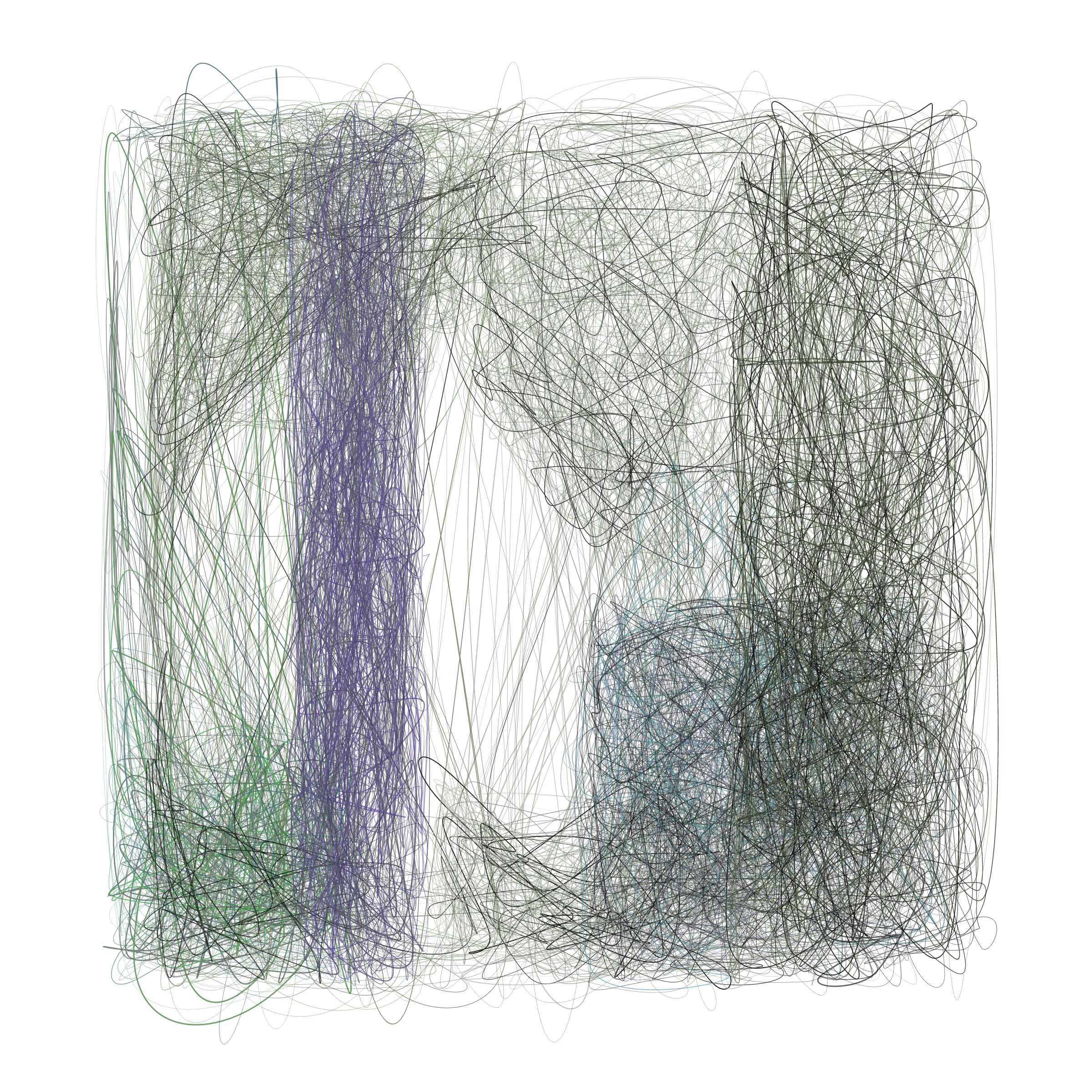 Art Blocks - Art Blocks v2 - Scribbled Boundaries #477 - NFT # 131000477