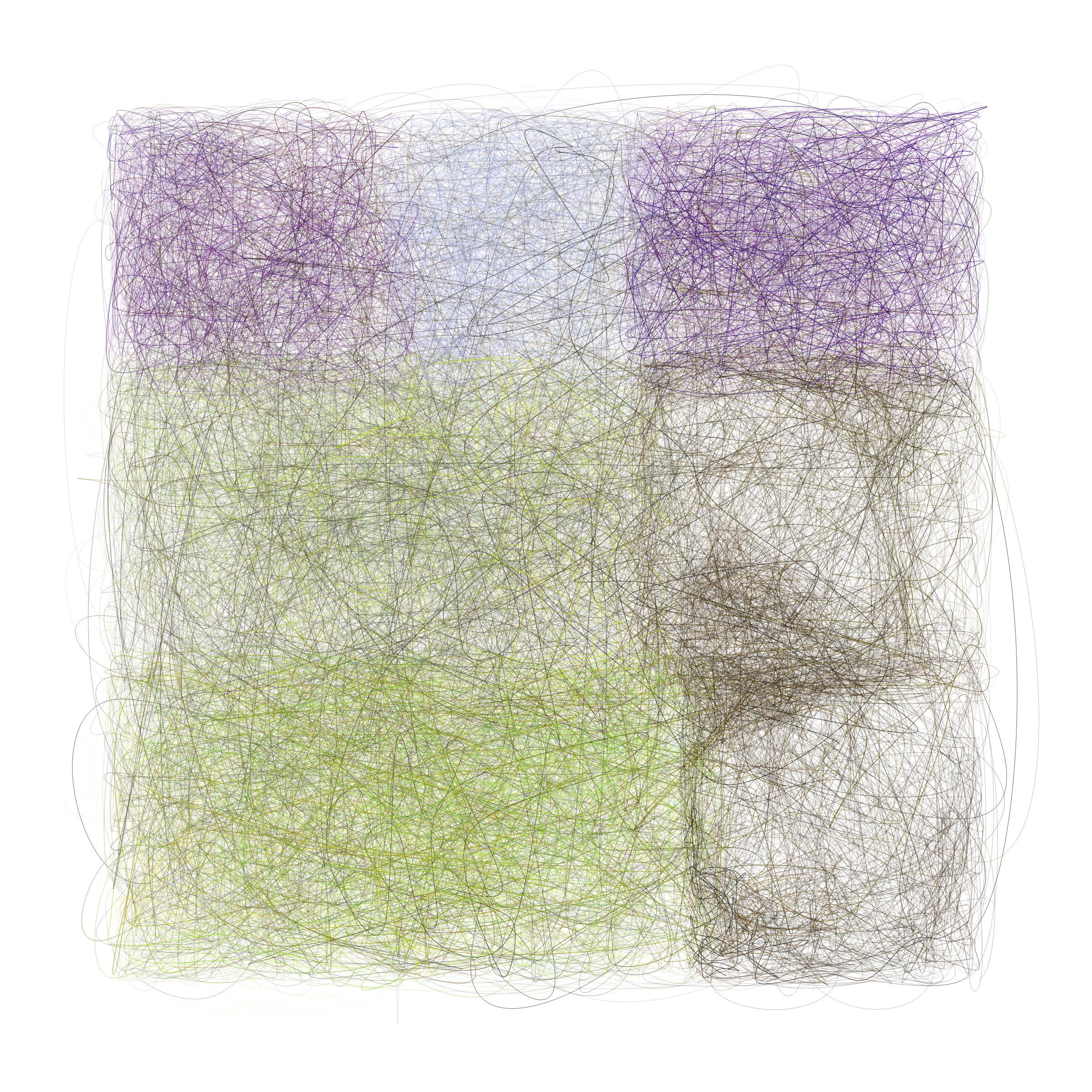 Art Blocks - Art Blocks v2 - Scribbled Boundaries #478 - NFT # 131000478