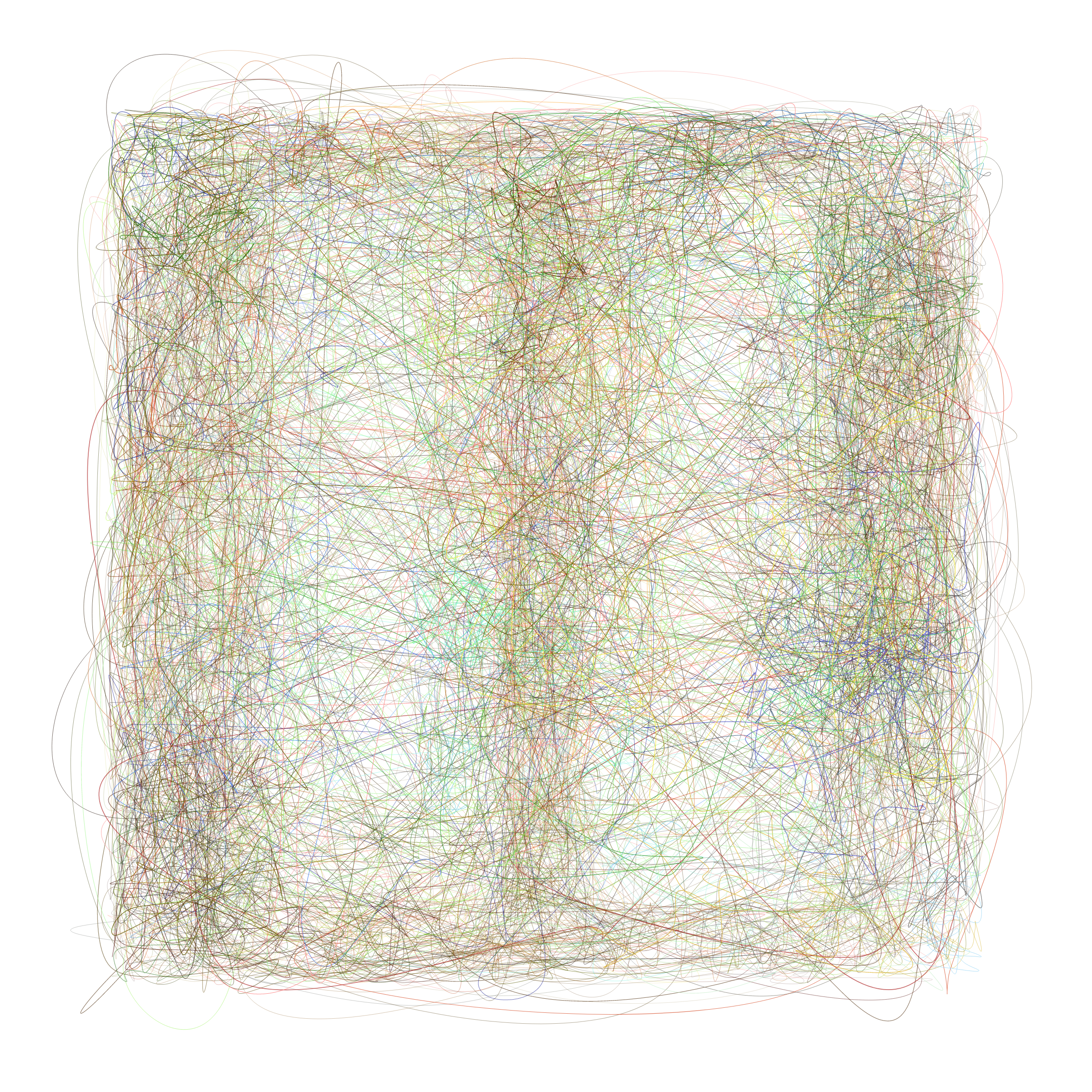 Art Blocks - Art Blocks v2 - Scribbled Boundaries #479 - NFT # 131000479