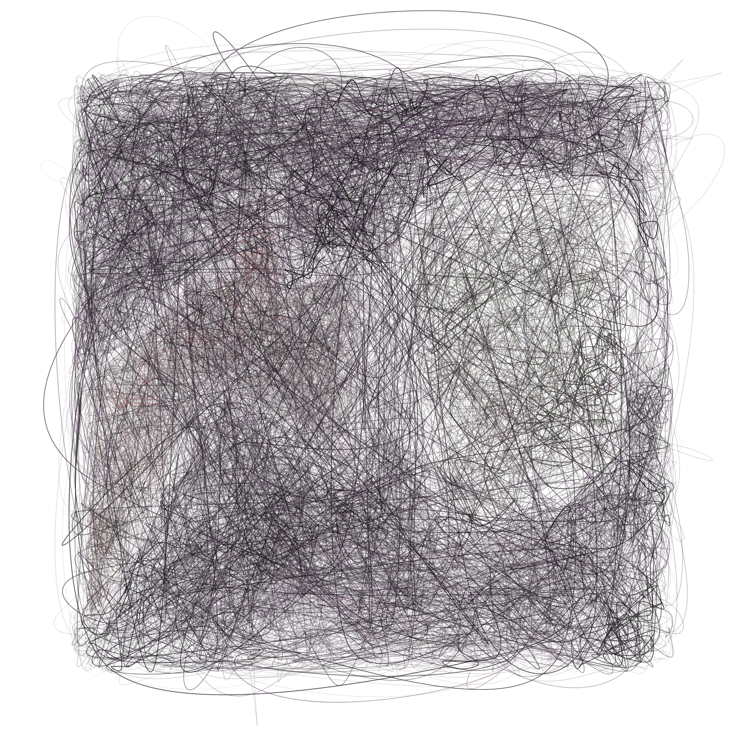 Art Blocks - Art Blocks v2 - Scribbled Boundaries #480 - NFT # 131000480