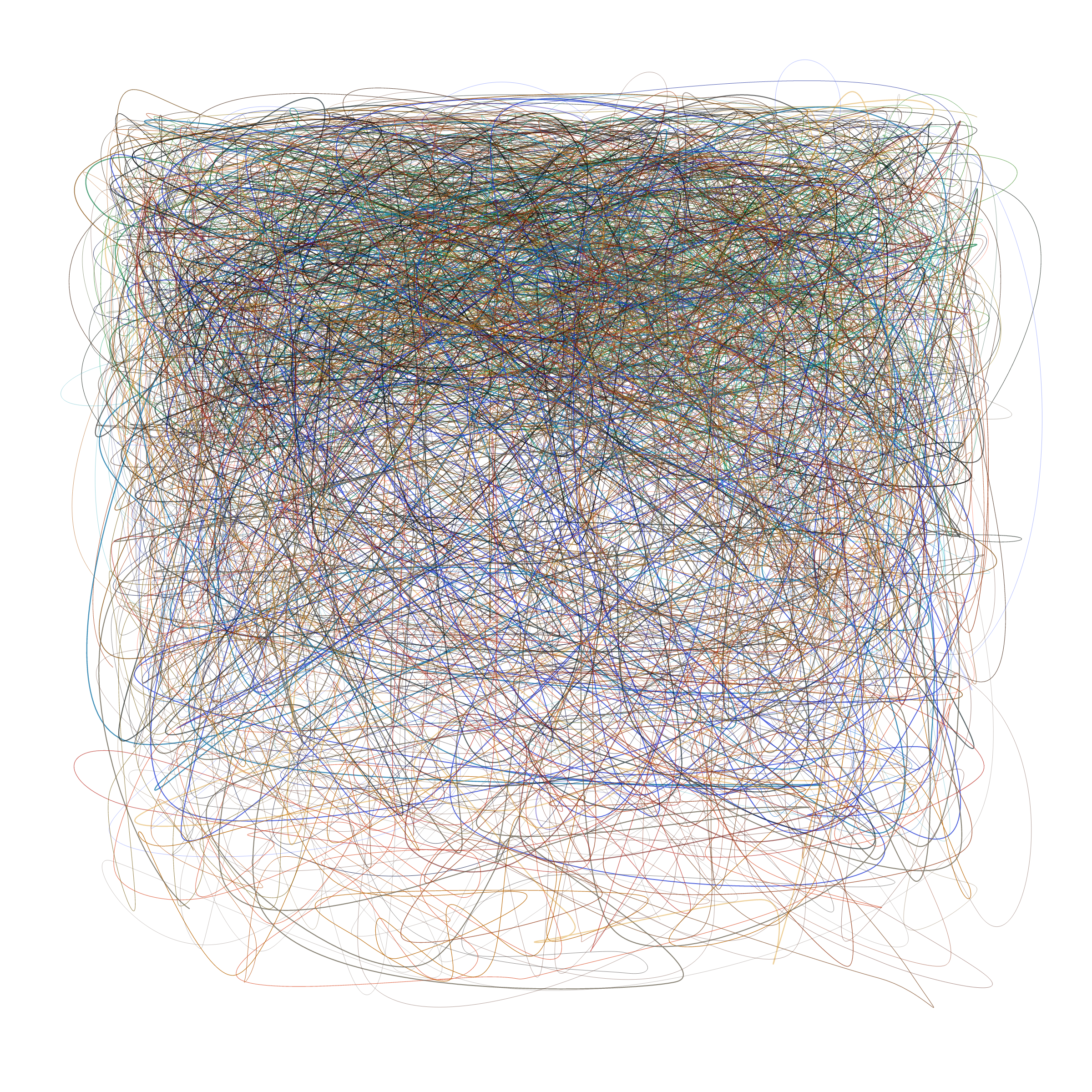 Art Blocks - Art Blocks v2 - Scribbled Boundaries #484 - NFT # 131000484