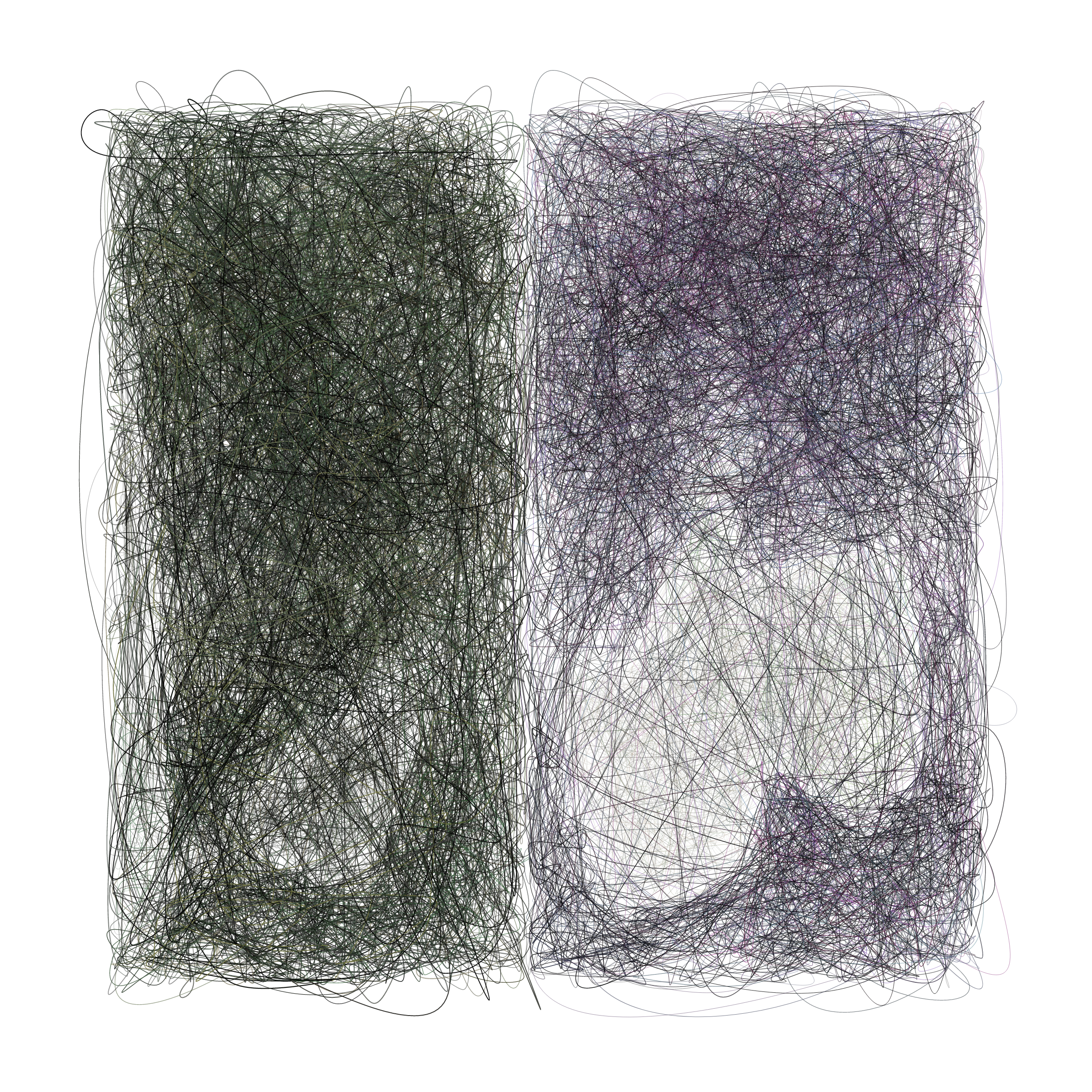 Art Blocks - Art Blocks v2 - Scribbled Boundaries #494 - NFT # 131000494