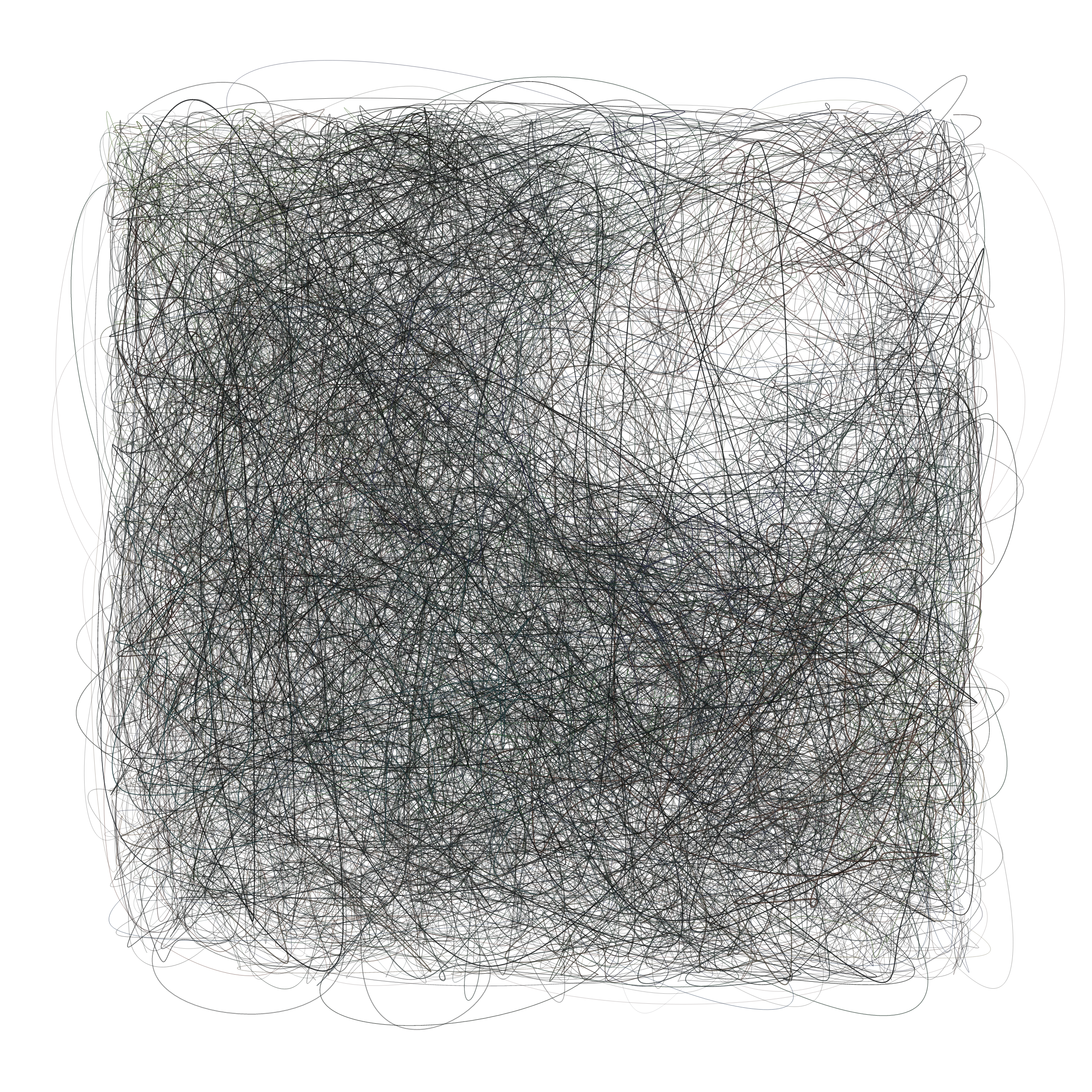 Art Blocks - Art Blocks v2 - Scribbled Boundaries #495 - NFT # 131000495