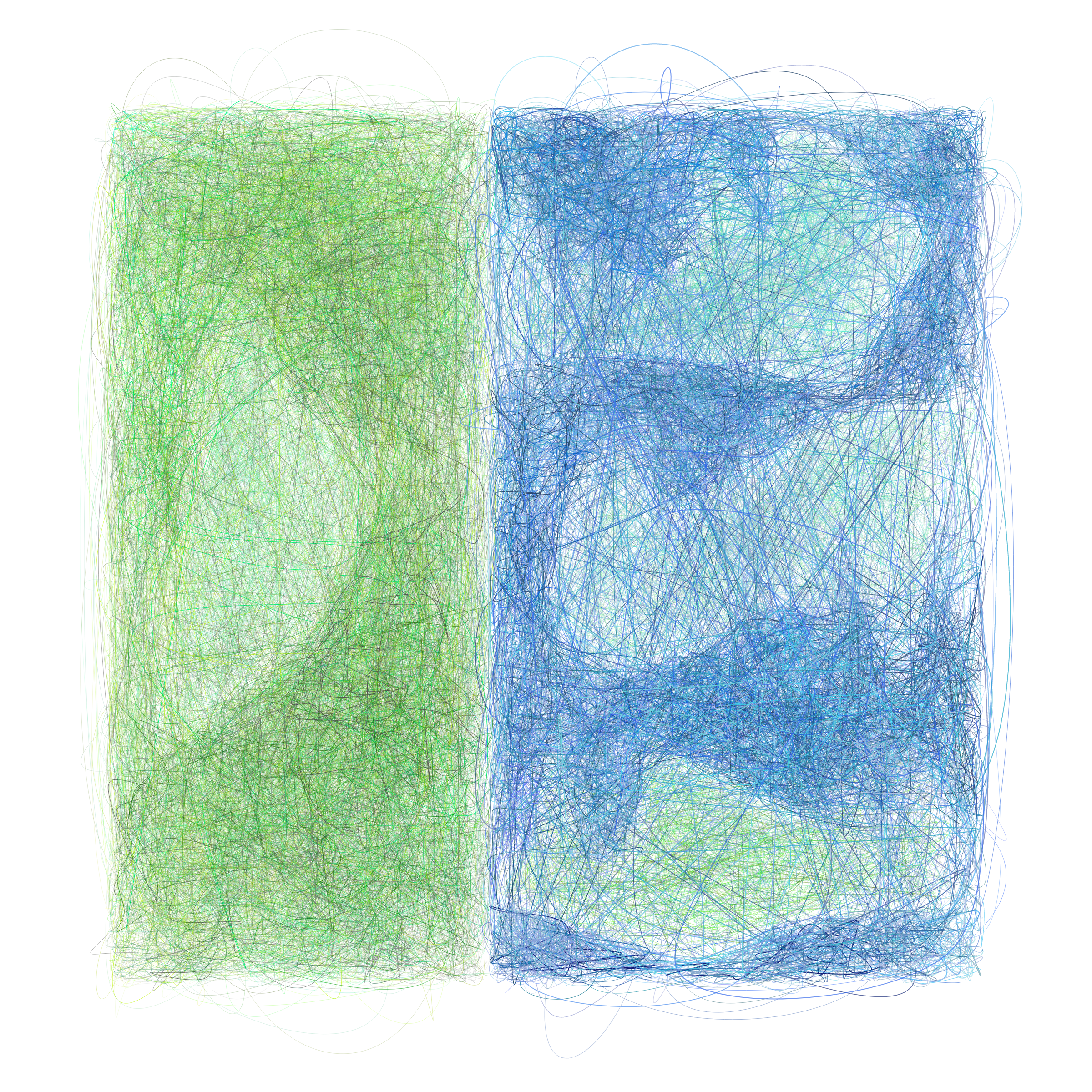 Art Blocks - Art Blocks v2 - Scribbled Boundaries #496 - NFT # 131000496