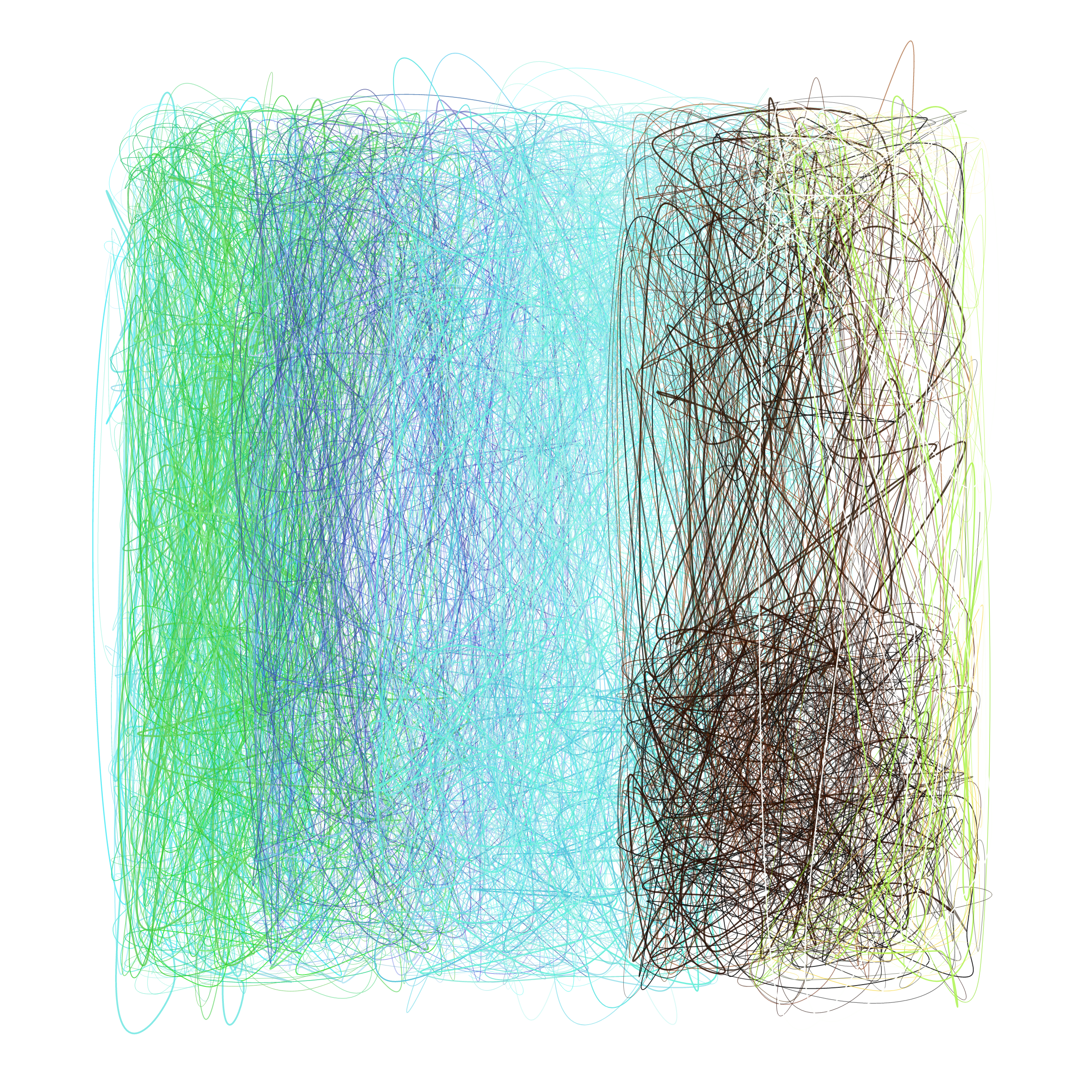 Art Blocks - Art Blocks v2 - Scribbled Boundaries #497 - NFT # 131000497