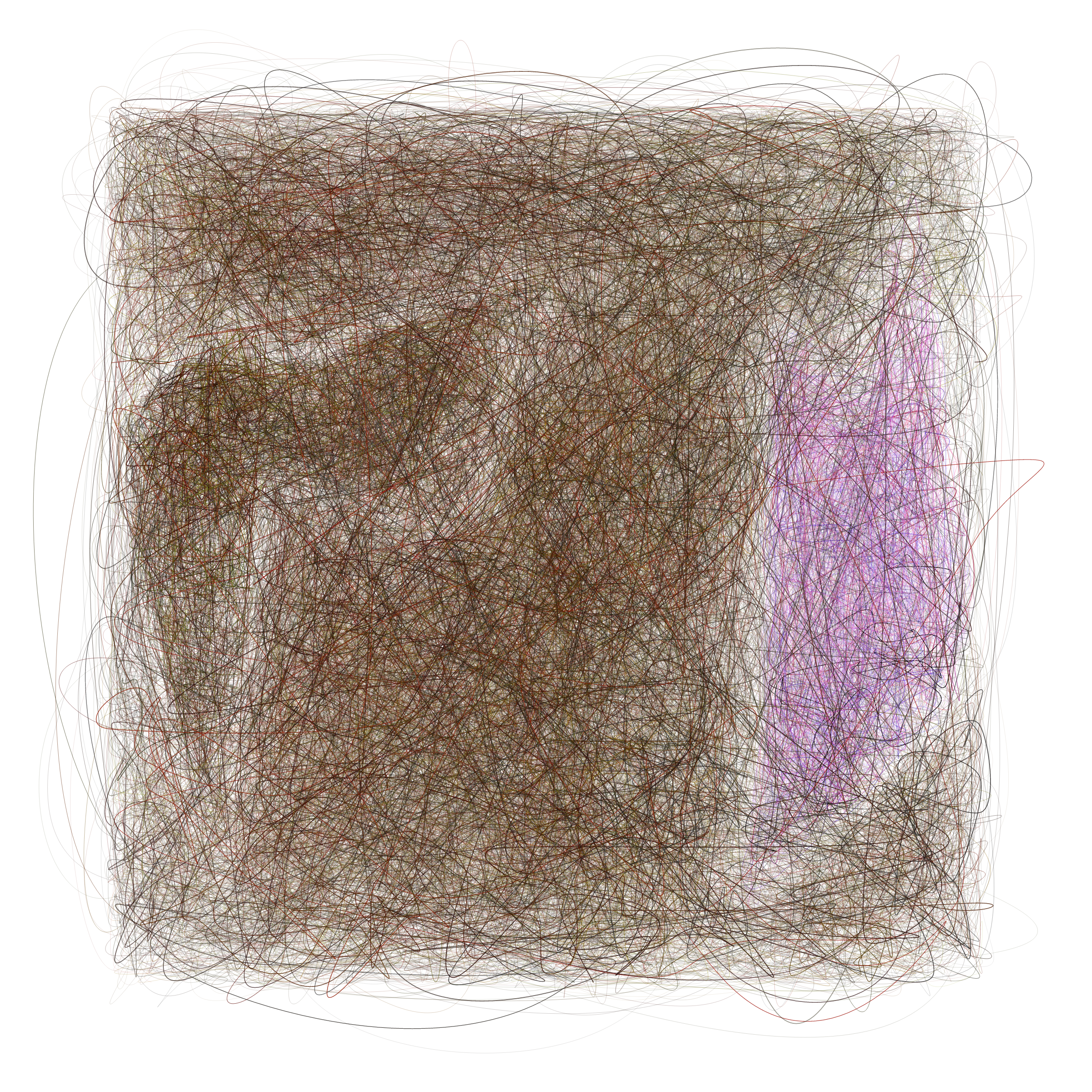 Art Blocks - Art Blocks v2 - Scribbled Boundaries #501 - NFT # 131000501