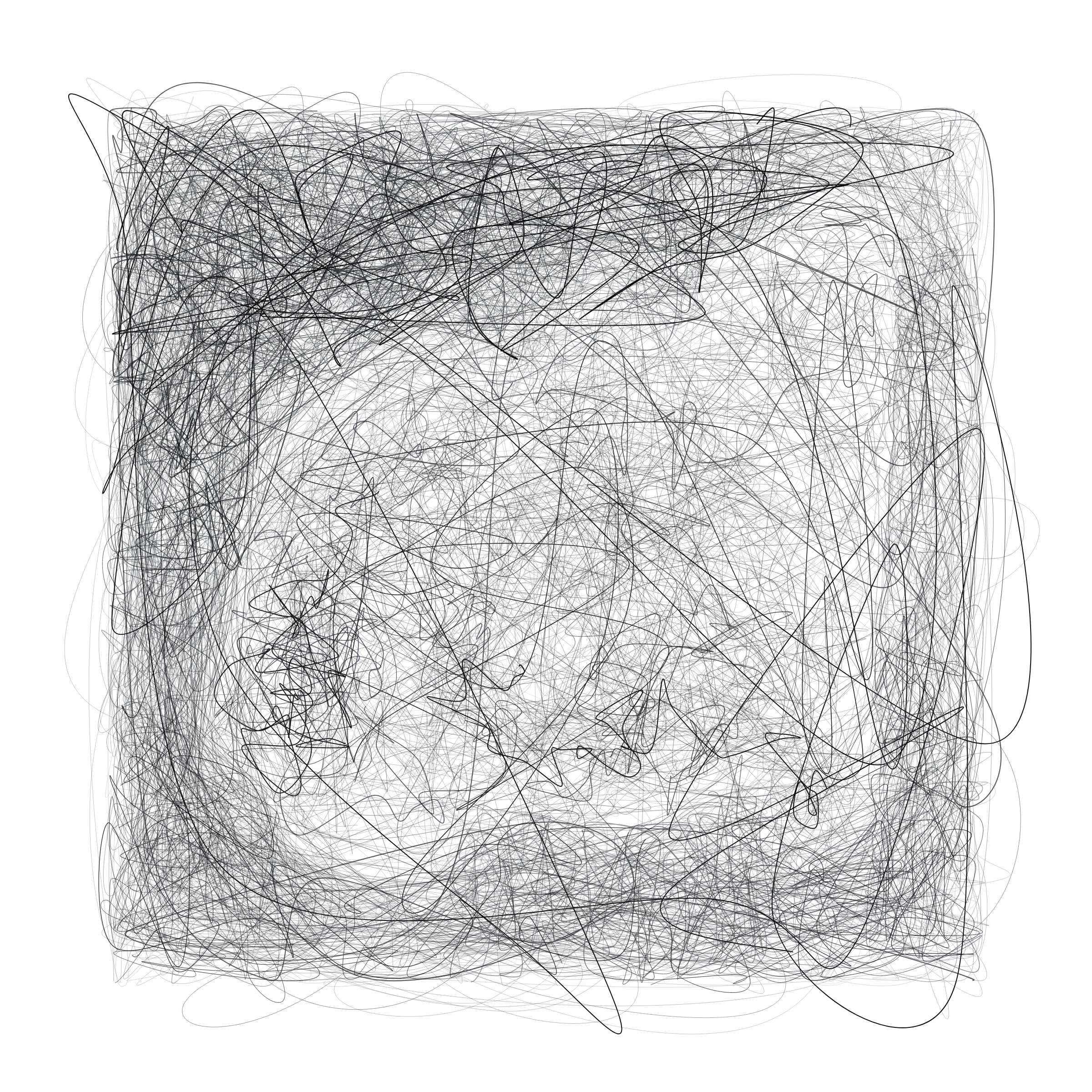 Art Blocks - Art Blocks v2 - Scribbled Boundaries #504 - NFT # 131000504