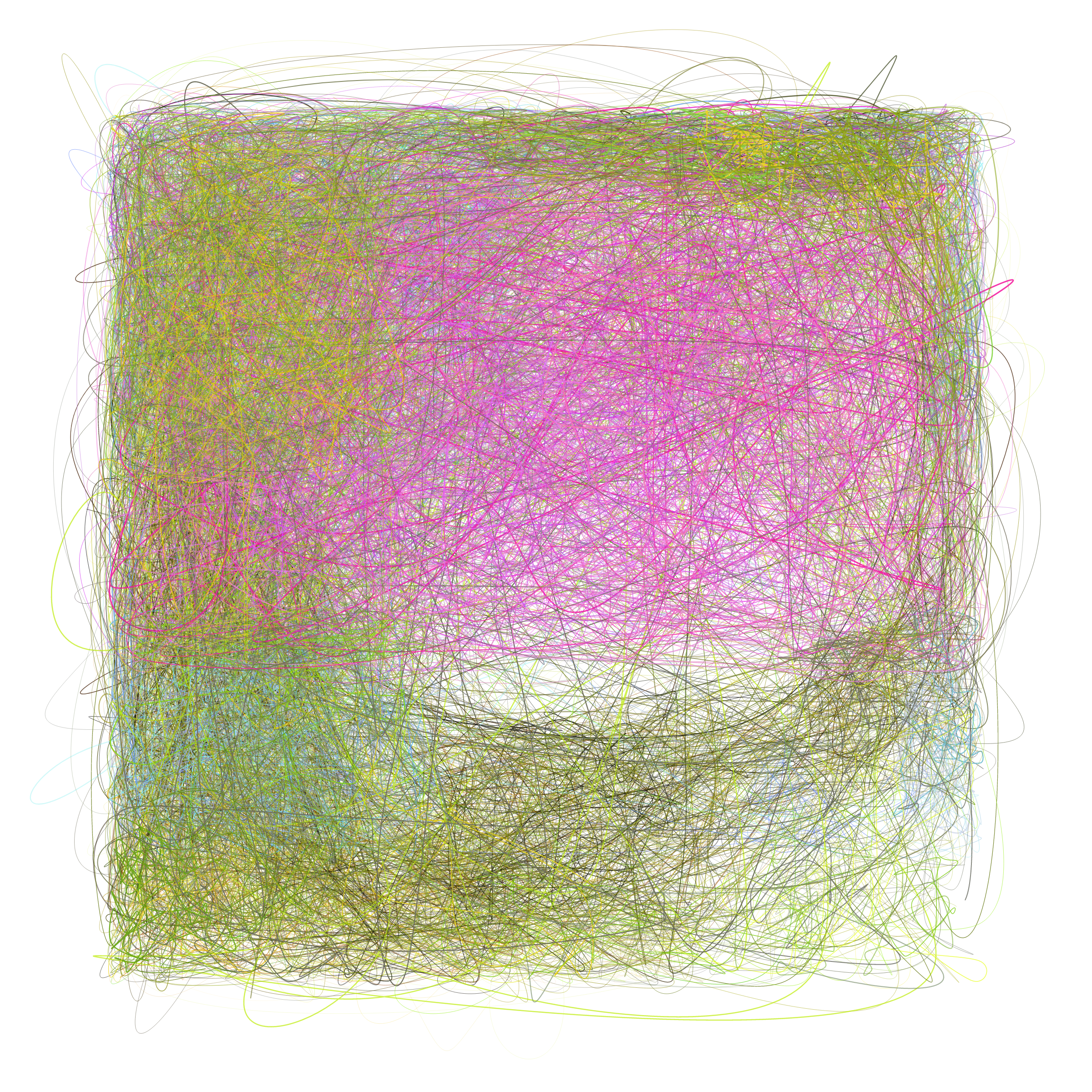 Art Blocks - Art Blocks v2 - Scribbled Boundaries #505 - NFT # 131000505