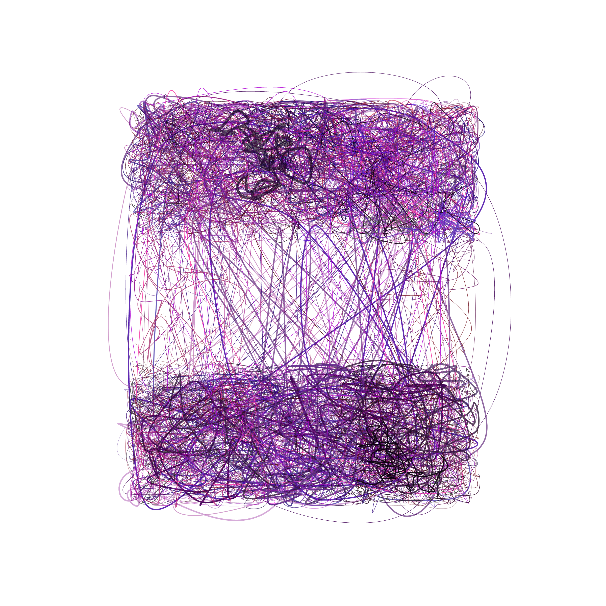 Art Blocks - Art Blocks v2 - Scribbled Boundaries #507 - NFT # 131000507