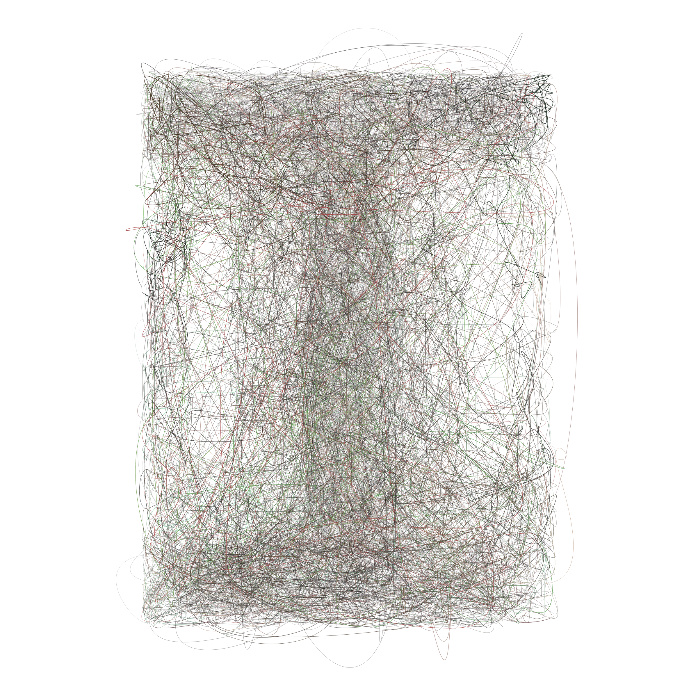 Art Blocks - Art Blocks v2 - Scribbled Boundaries #510 - NFT # 131000510