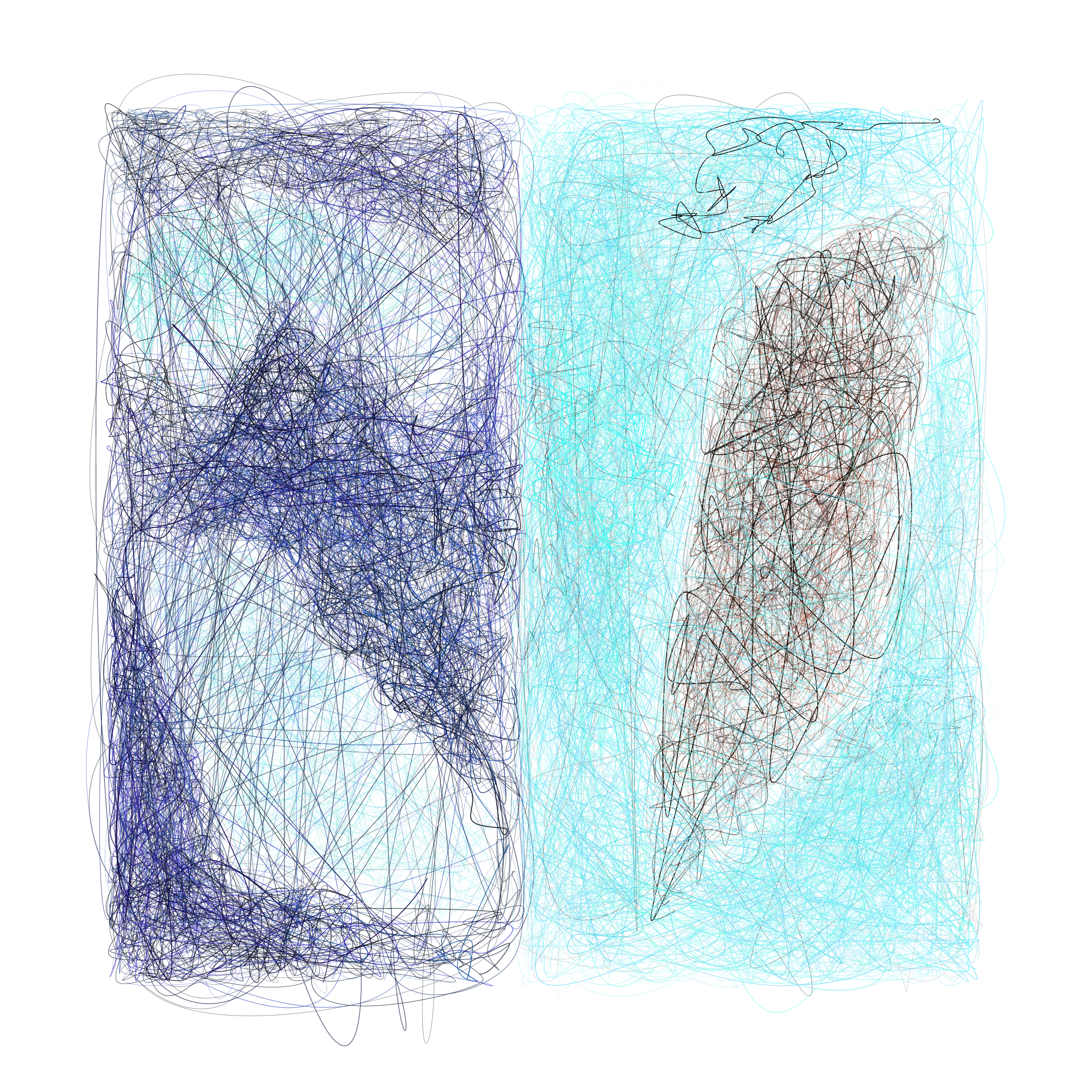 Art Blocks - Art Blocks v2 - Scribbled Boundaries #514 - NFT # 131000514