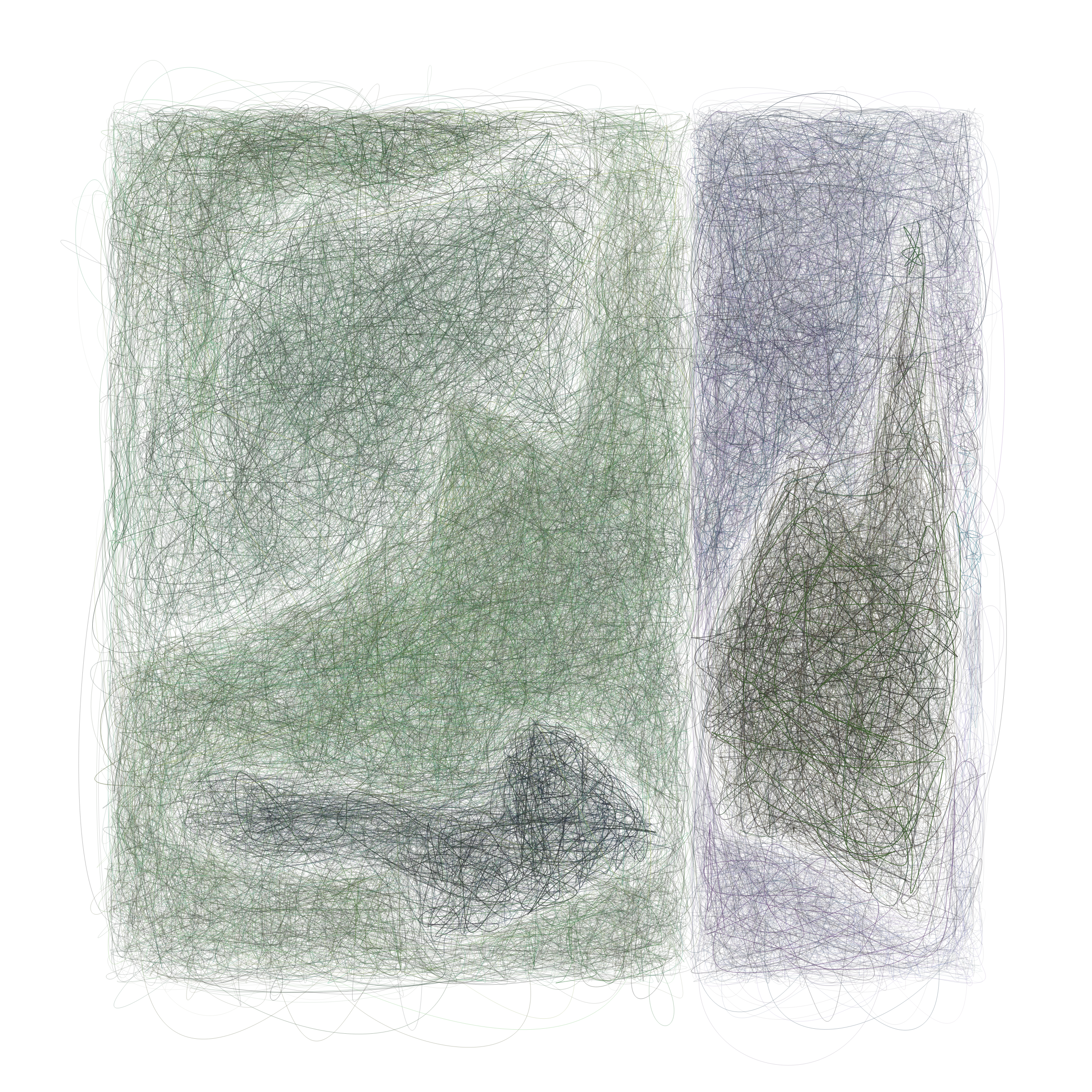 Art Blocks - Art Blocks v2 - Scribbled Boundaries #517 - NFT # 131000517