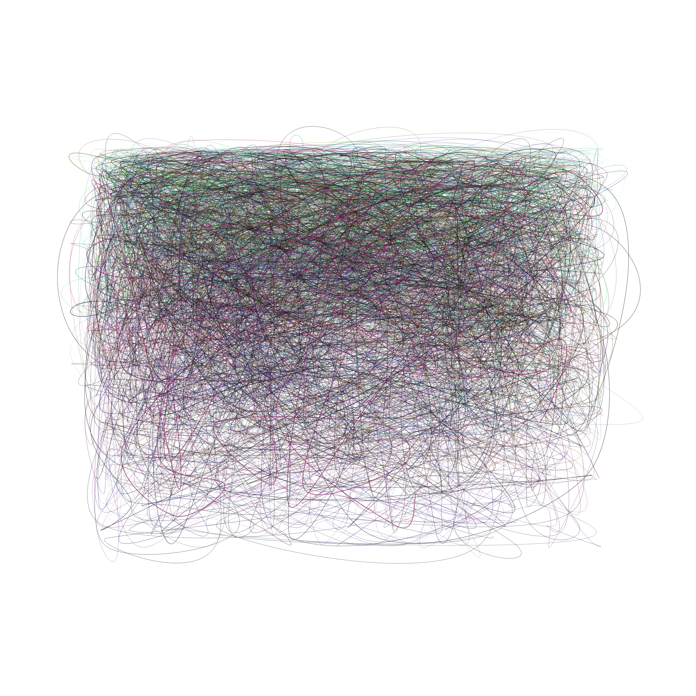 Art Blocks - Art Blocks v2 - Scribbled Boundaries #522 - NFT # 131000522