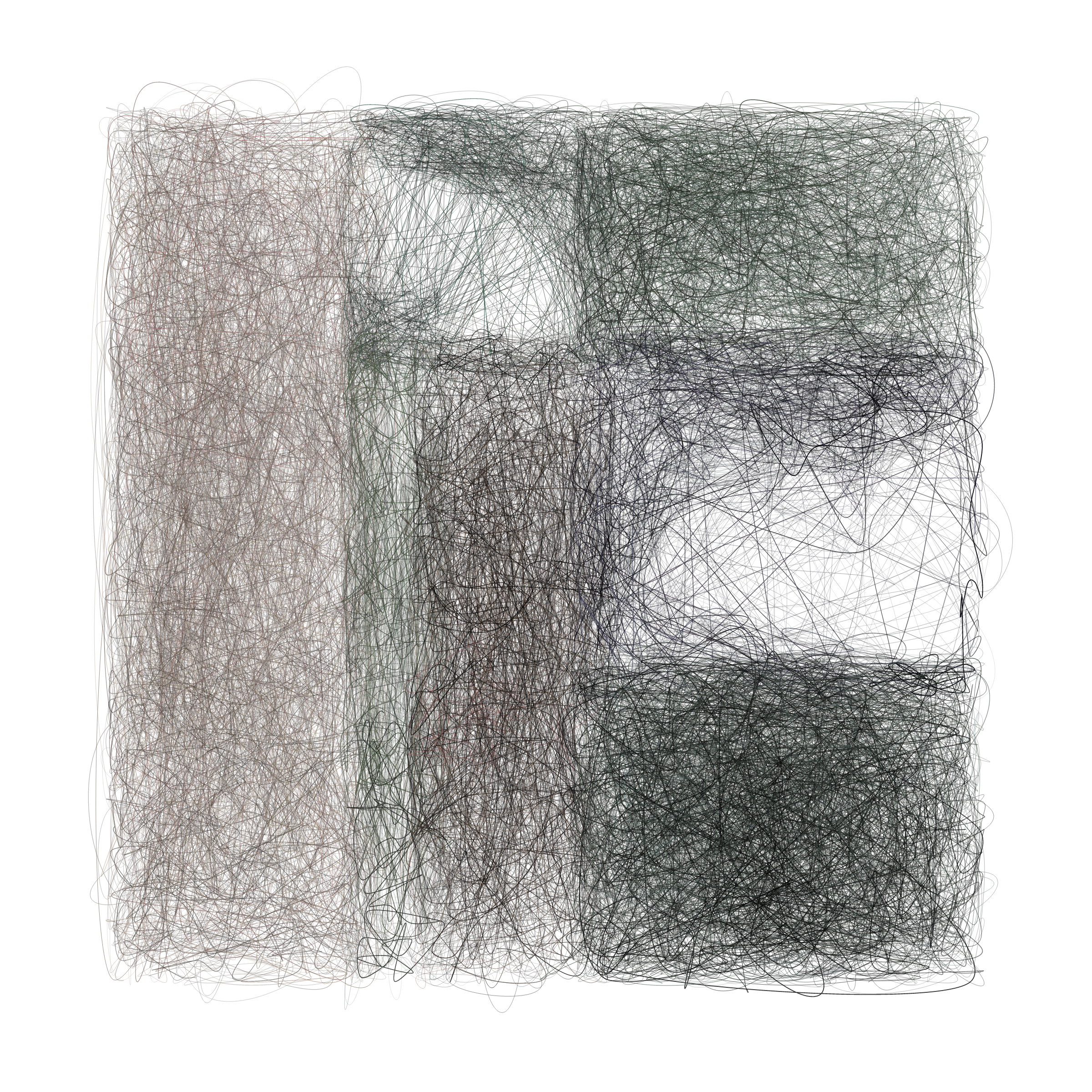 Art Blocks - Art Blocks v2 - Scribbled Boundaries #523 - NFT # 131000523