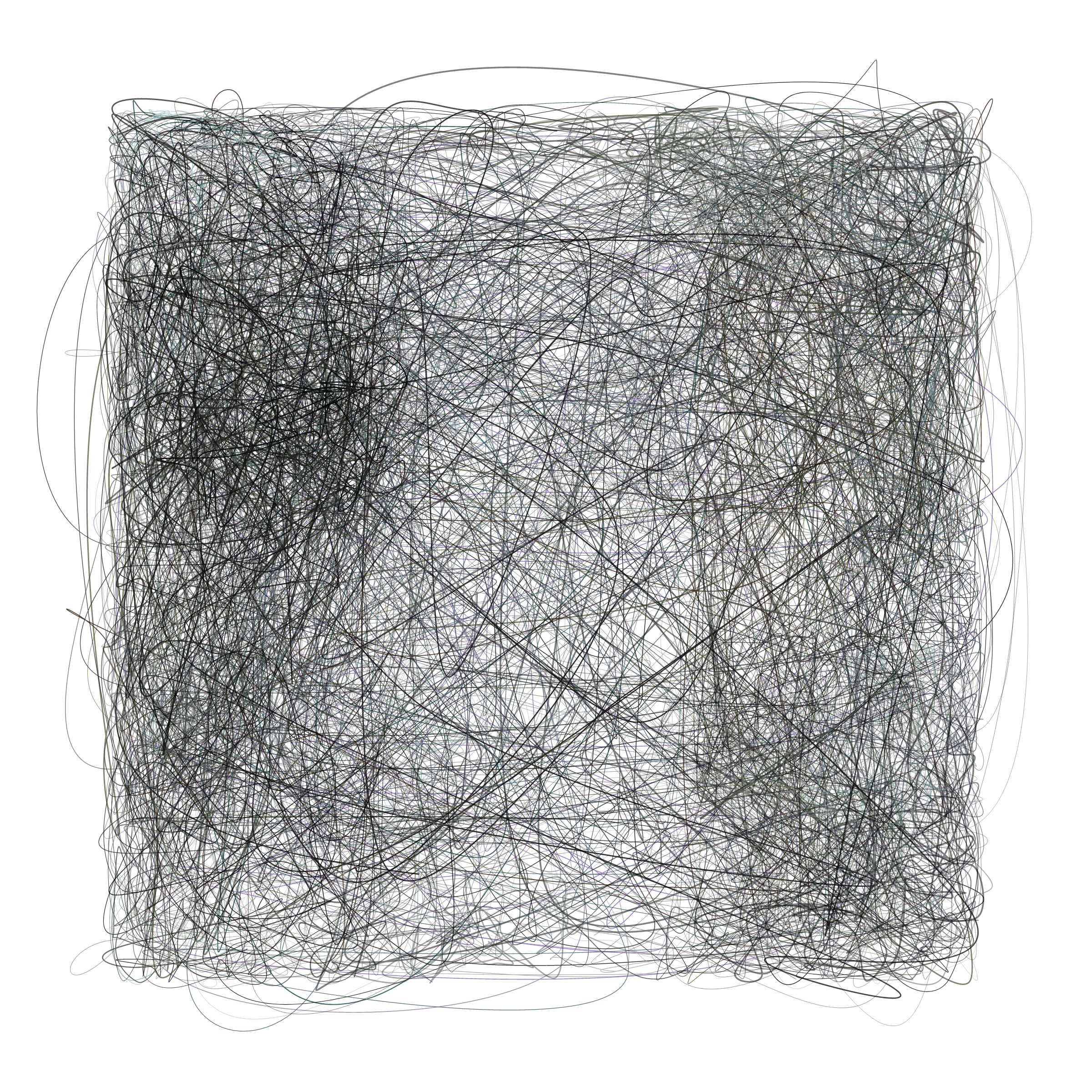 Art Blocks - Art Blocks v2 - Scribbled Boundaries #524 - NFT # 131000524