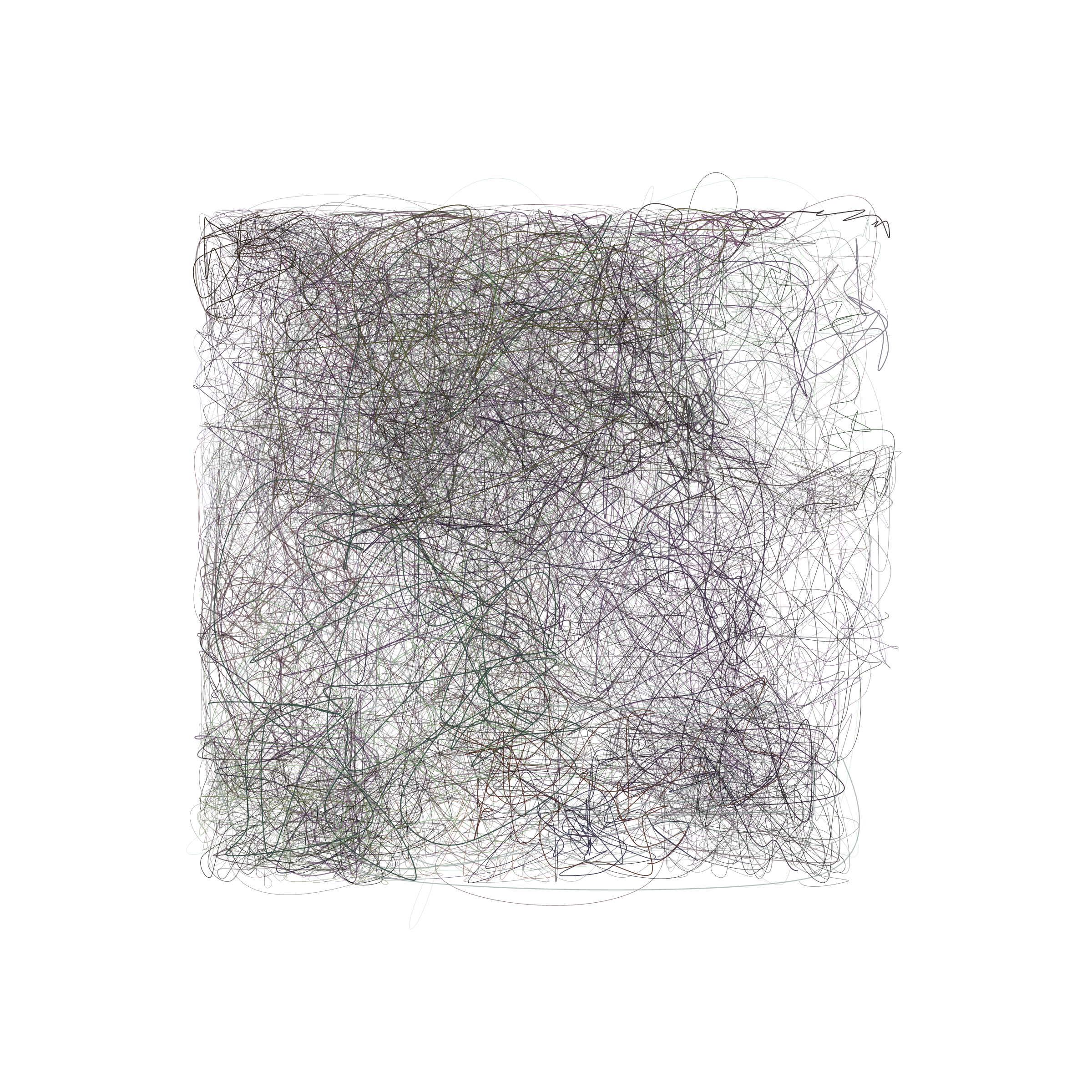 Art Blocks - Art Blocks v2 - Scribbled Boundaries #528 - NFT # 131000528