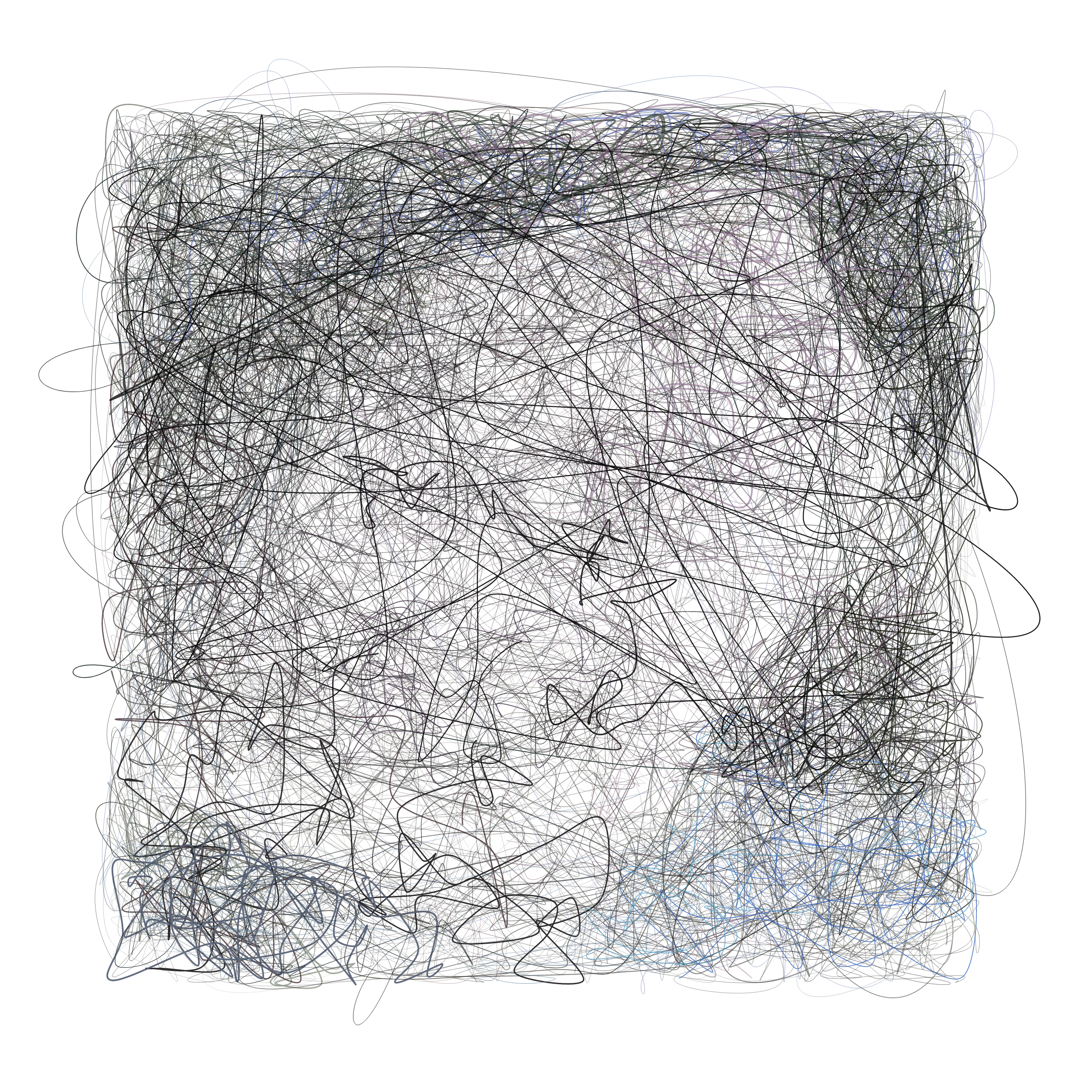 Art Blocks - Art Blocks v2 - Scribbled Boundaries #529 - NFT # 131000529