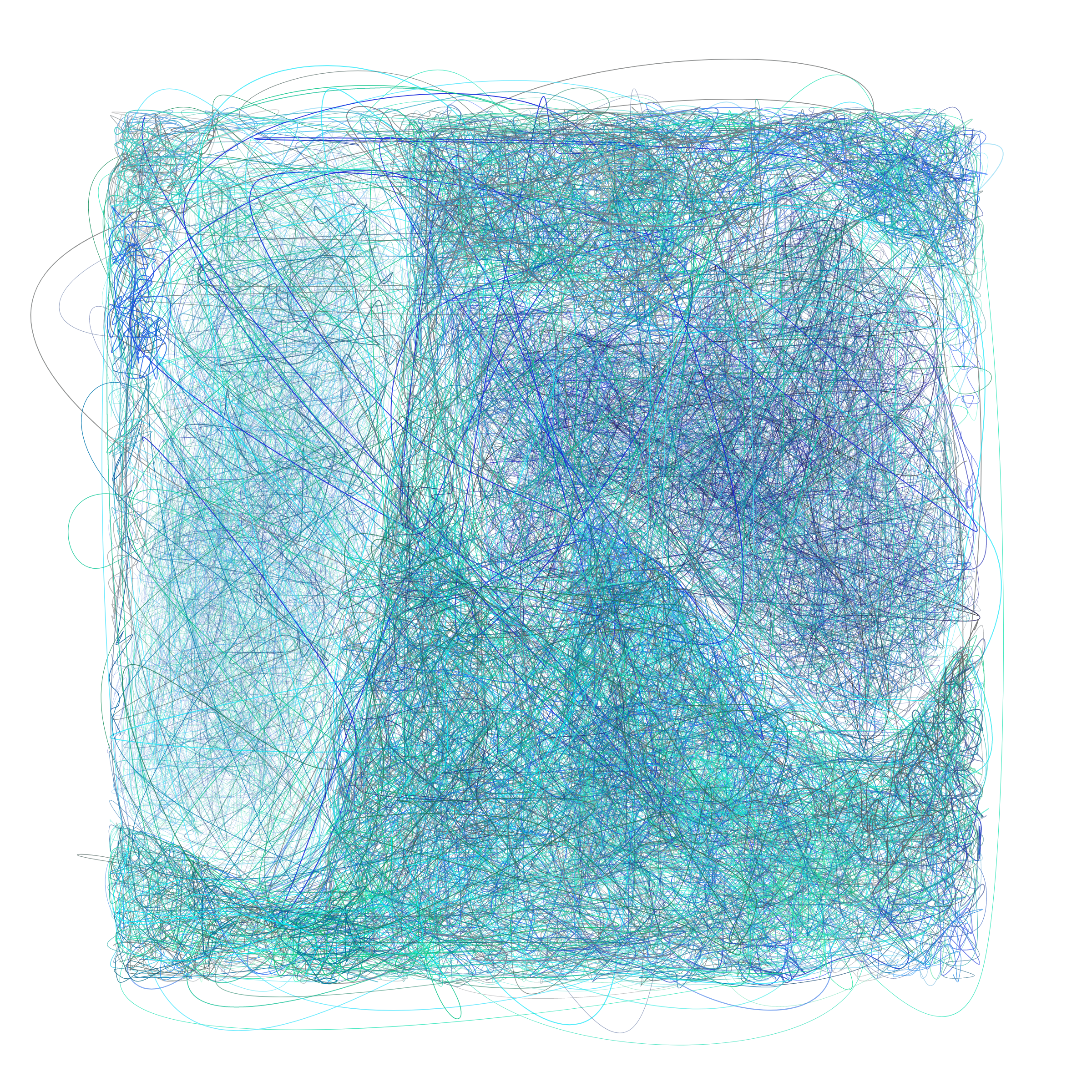 Art Blocks - Art Blocks v2 - Scribbled Boundaries #530 - NFT # 131000530