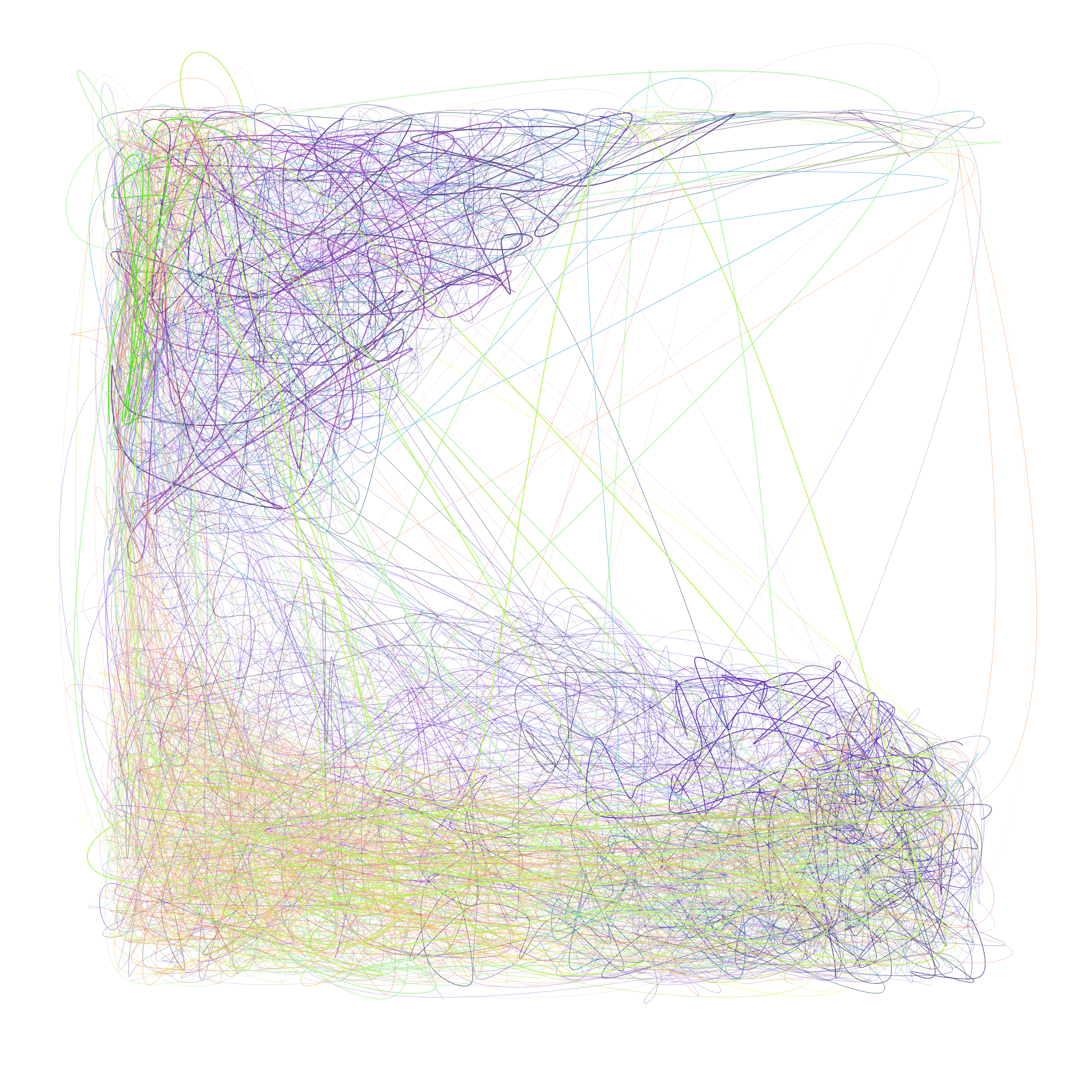 Art Blocks - Art Blocks v2 - Scribbled Boundaries #534 - NFT # 131000534