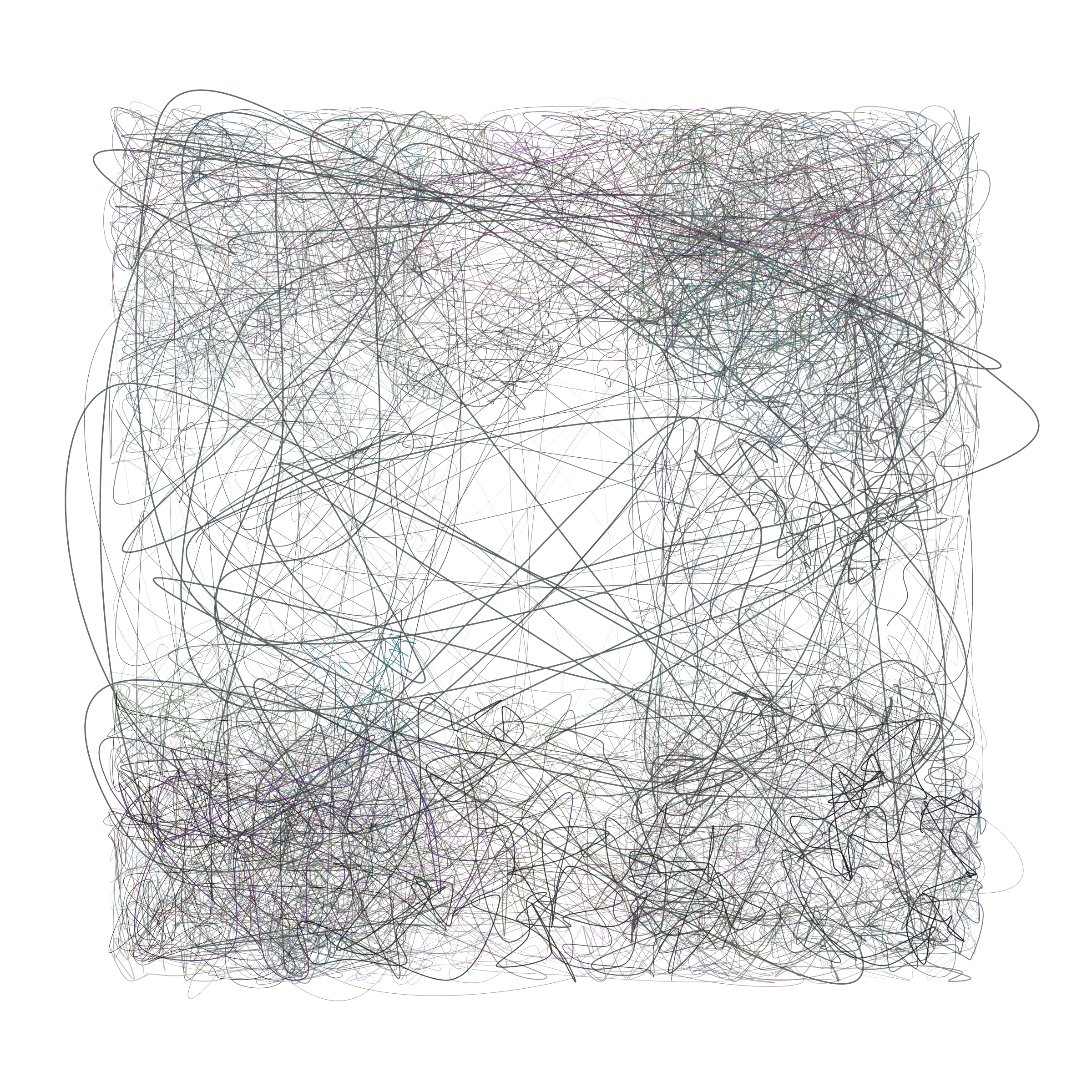 Art Blocks - Art Blocks v2 - Scribbled Boundaries #537 - NFT # 131000537