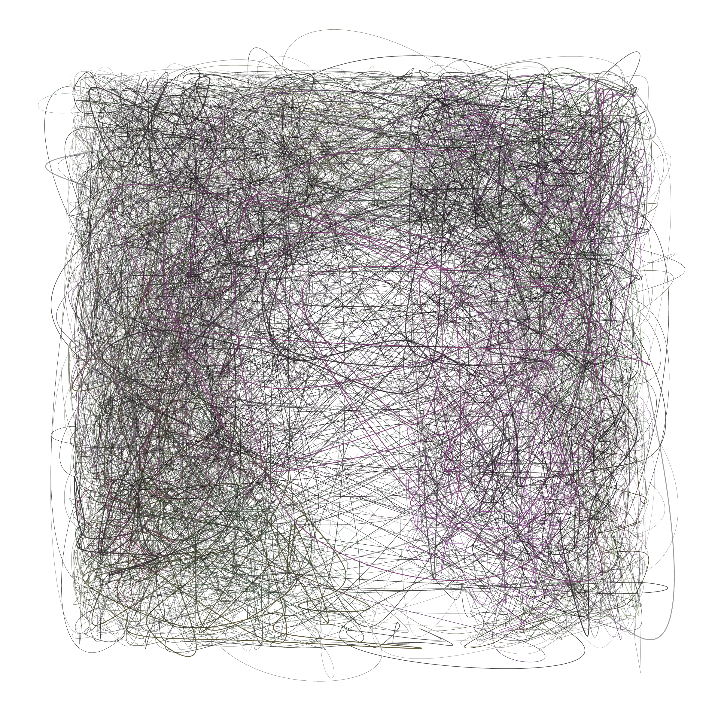 Art Blocks - Art Blocks v2 - Scribbled Boundaries #542 - NFT # 131000542