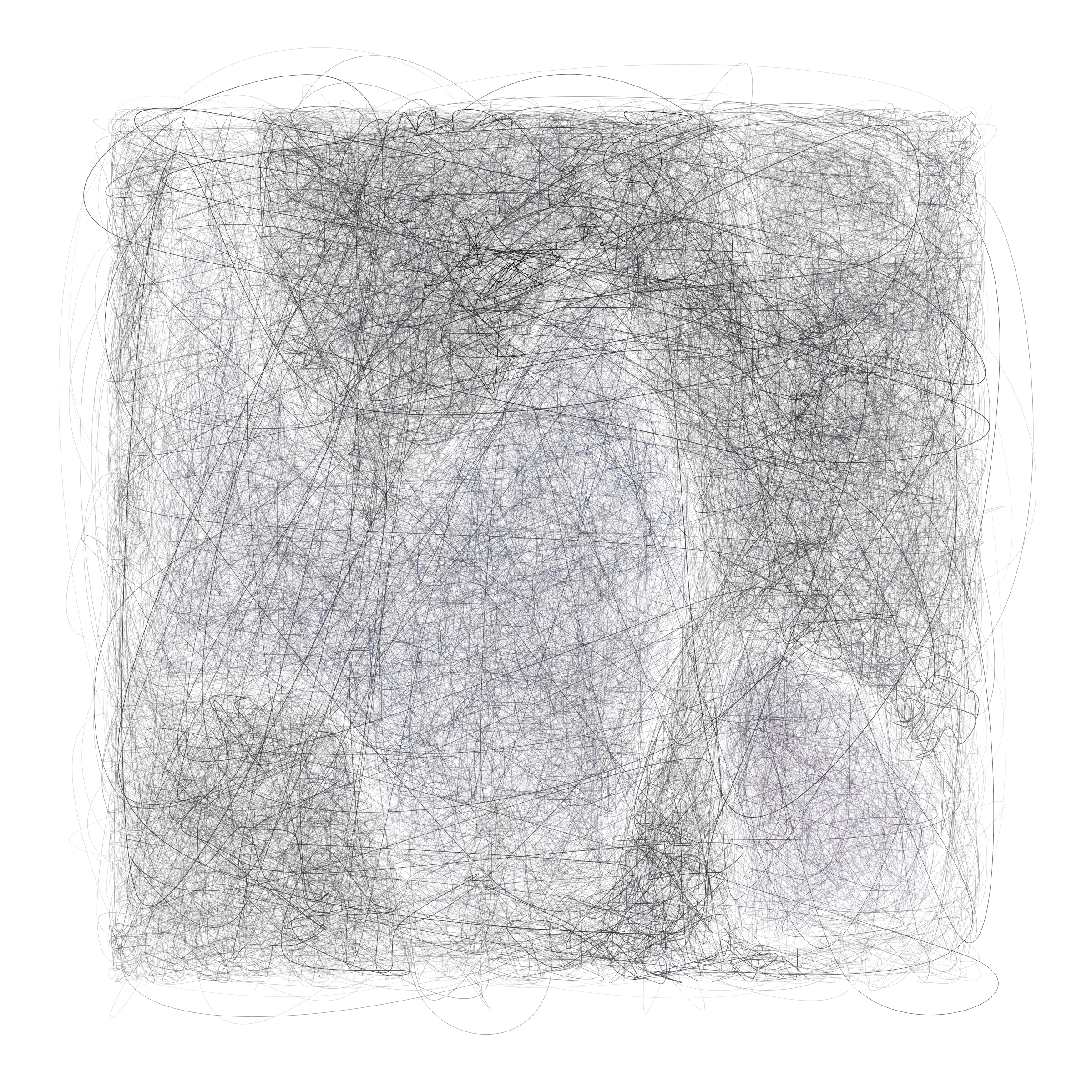 Art Blocks - Art Blocks v2 - Scribbled Boundaries #545 - NFT # 131000545