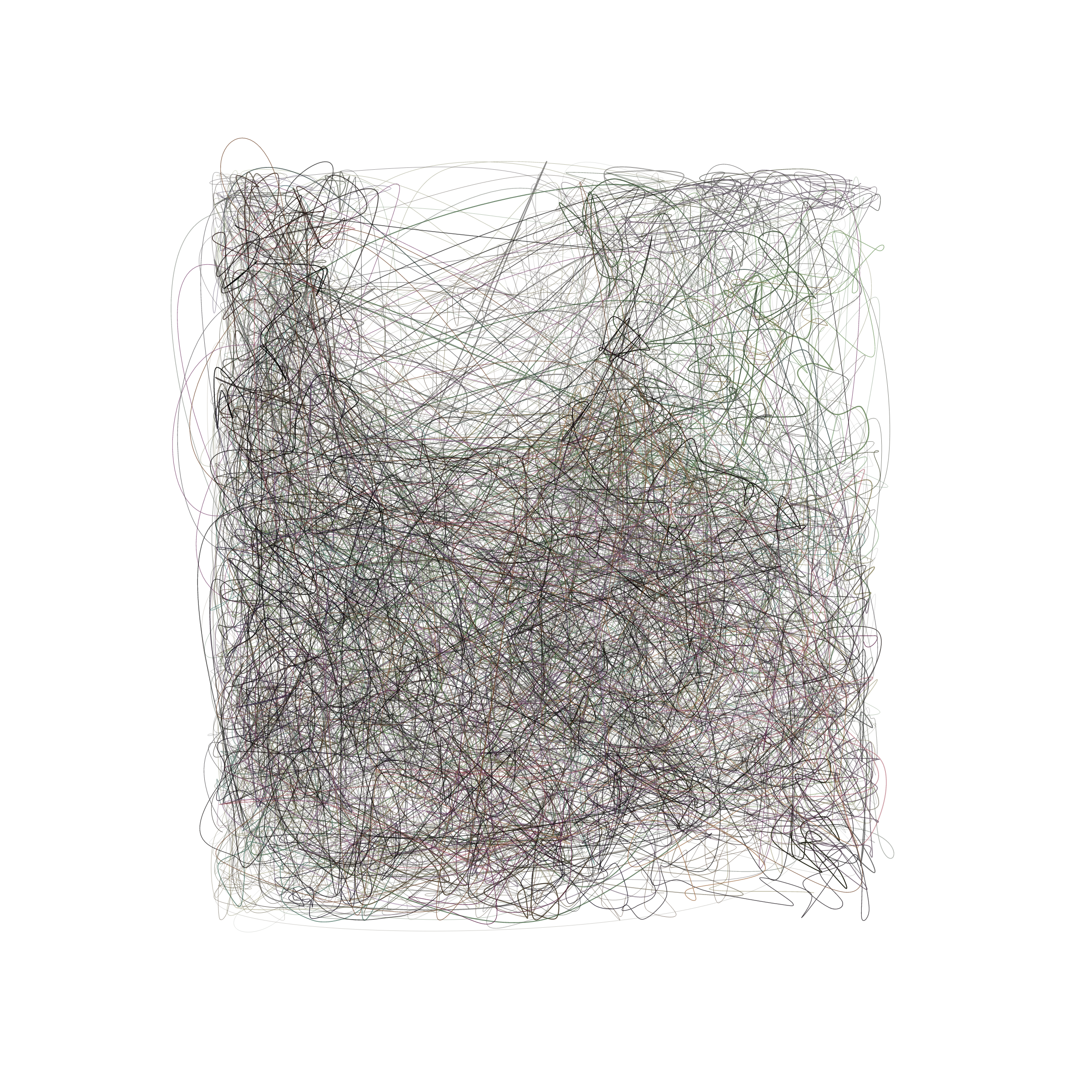 Art Blocks - Art Blocks v2 - Scribbled Boundaries #548 - NFT # 131000548