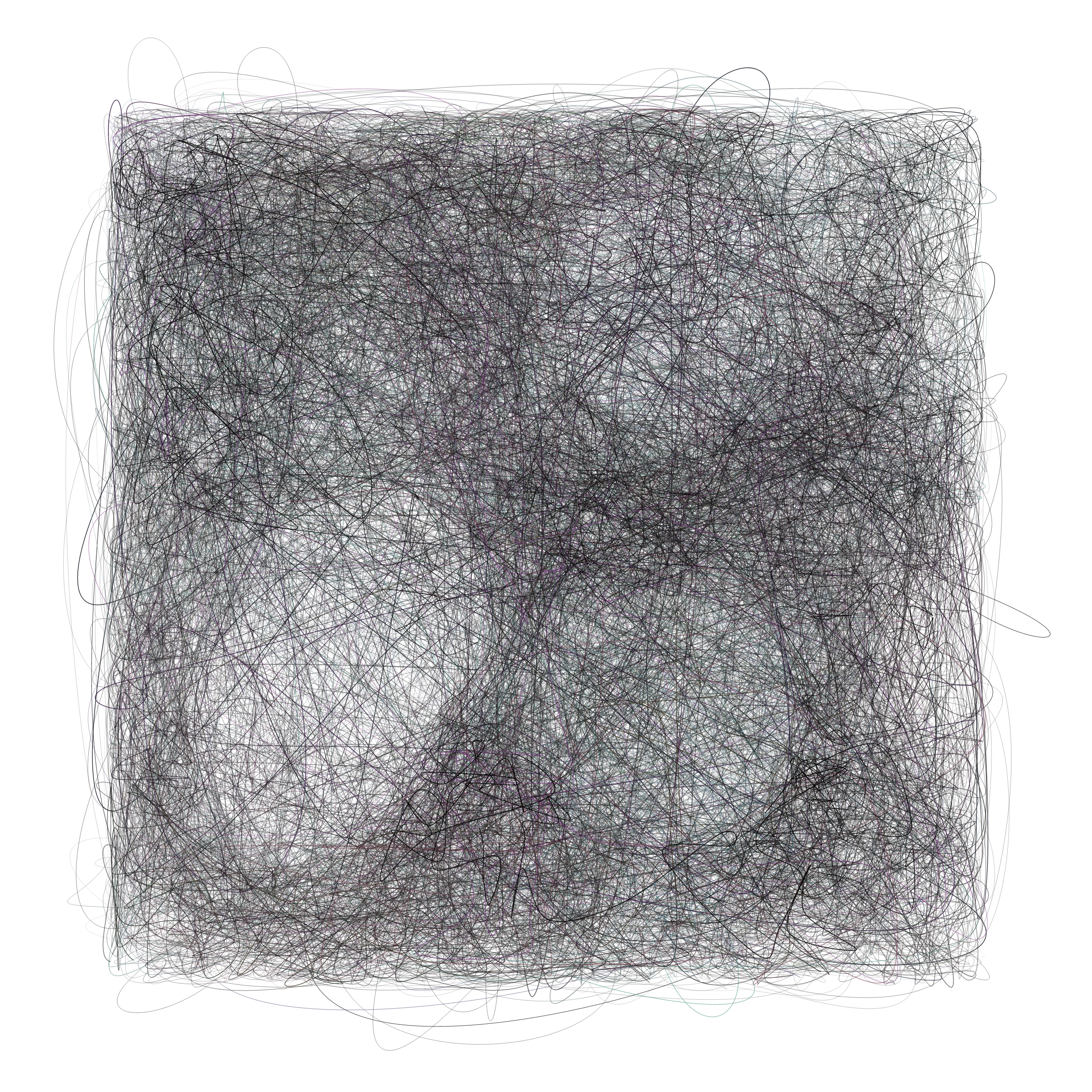 Art Blocks - Art Blocks v2 - Scribbled Boundaries #554 - NFT # 131000554