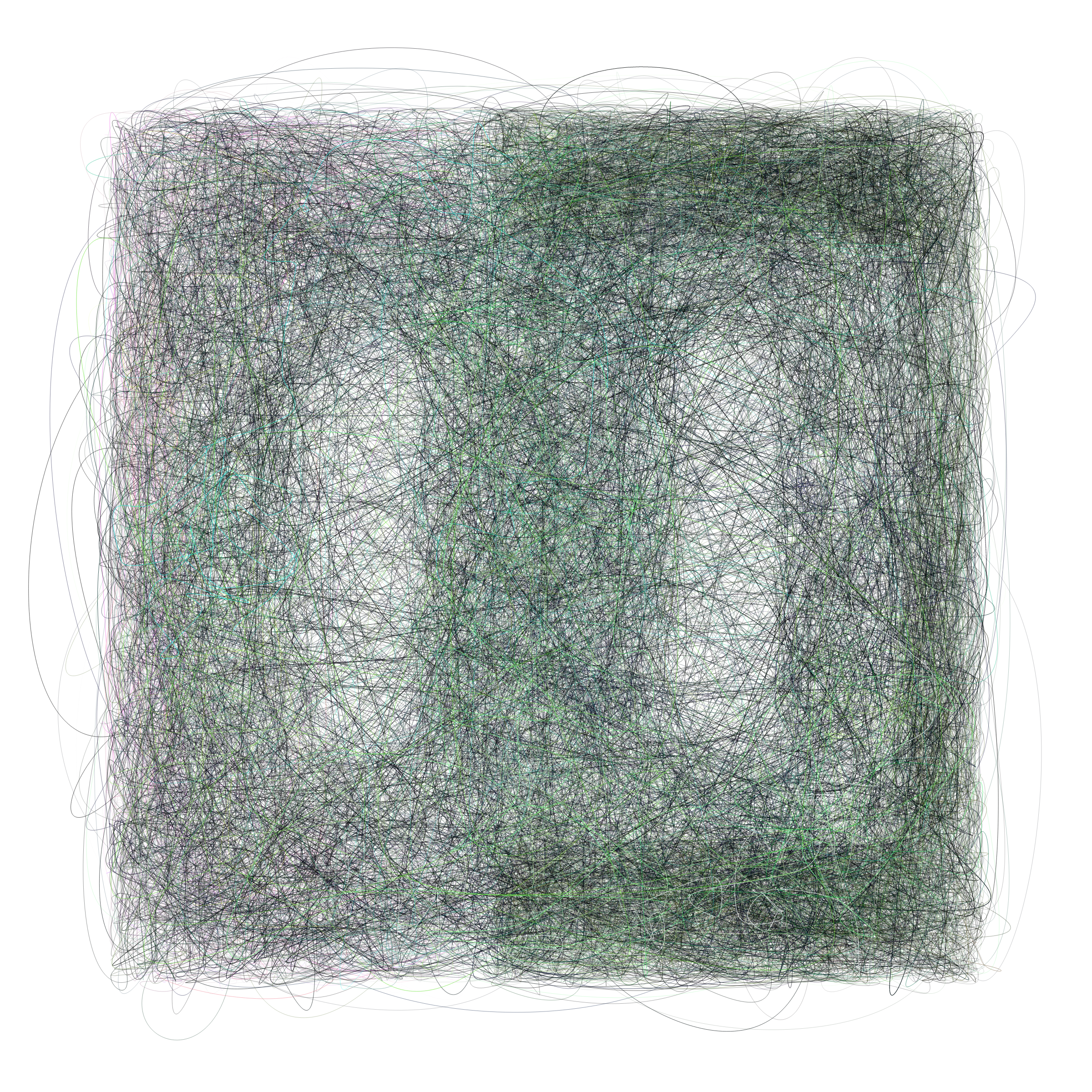 Art Blocks - Art Blocks v2 - Scribbled Boundaries #555 - NFT # 131000555