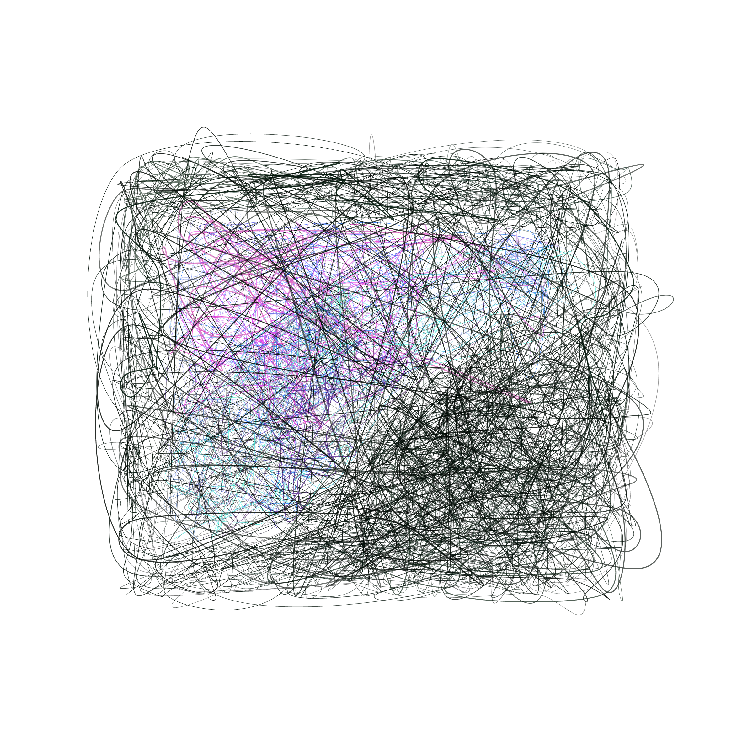 Art Blocks - Art Blocks v2 - Scribbled Boundaries #558 - NFT # 131000558