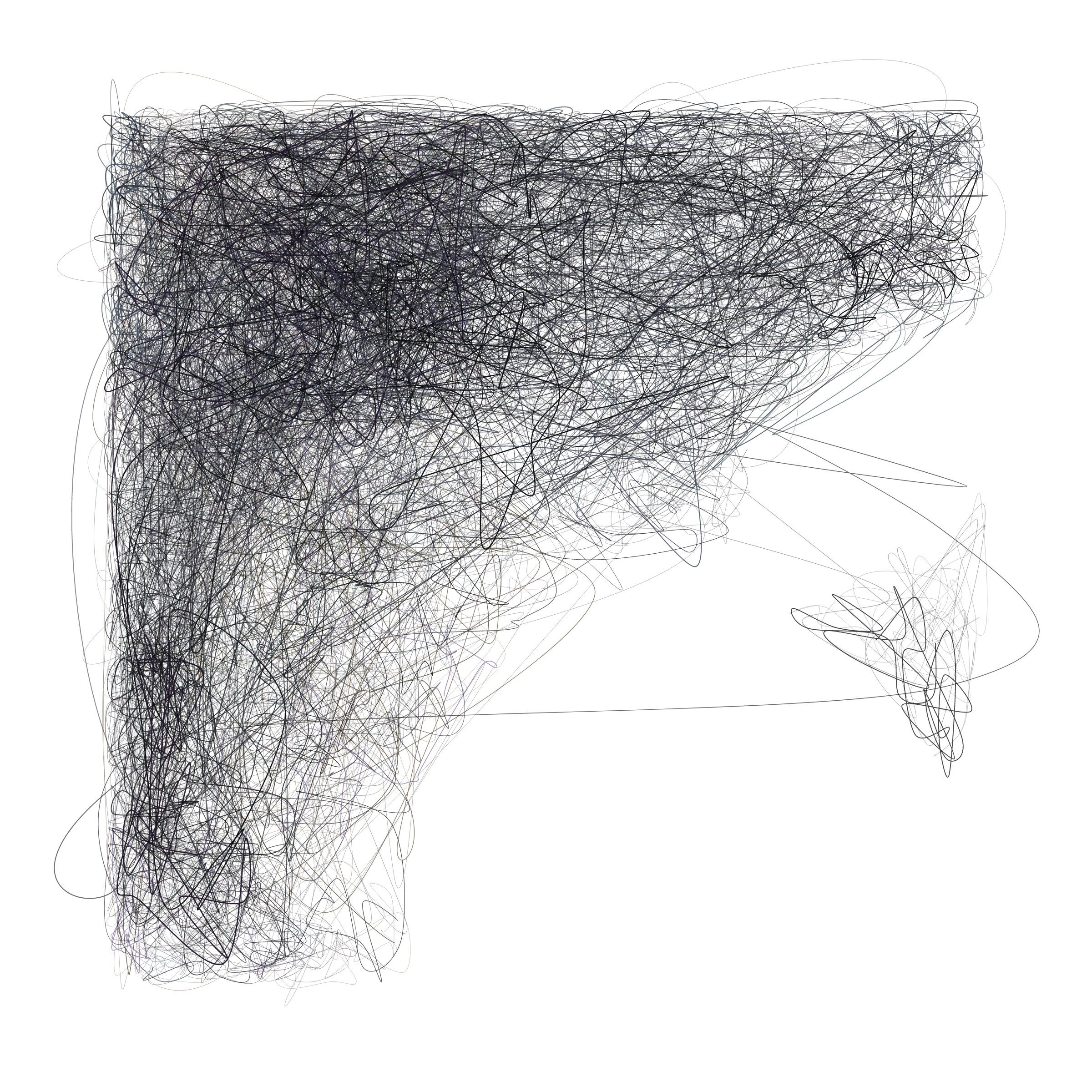 Art Blocks - Art Blocks v2 - Scribbled Boundaries #560 - NFT # 131000560