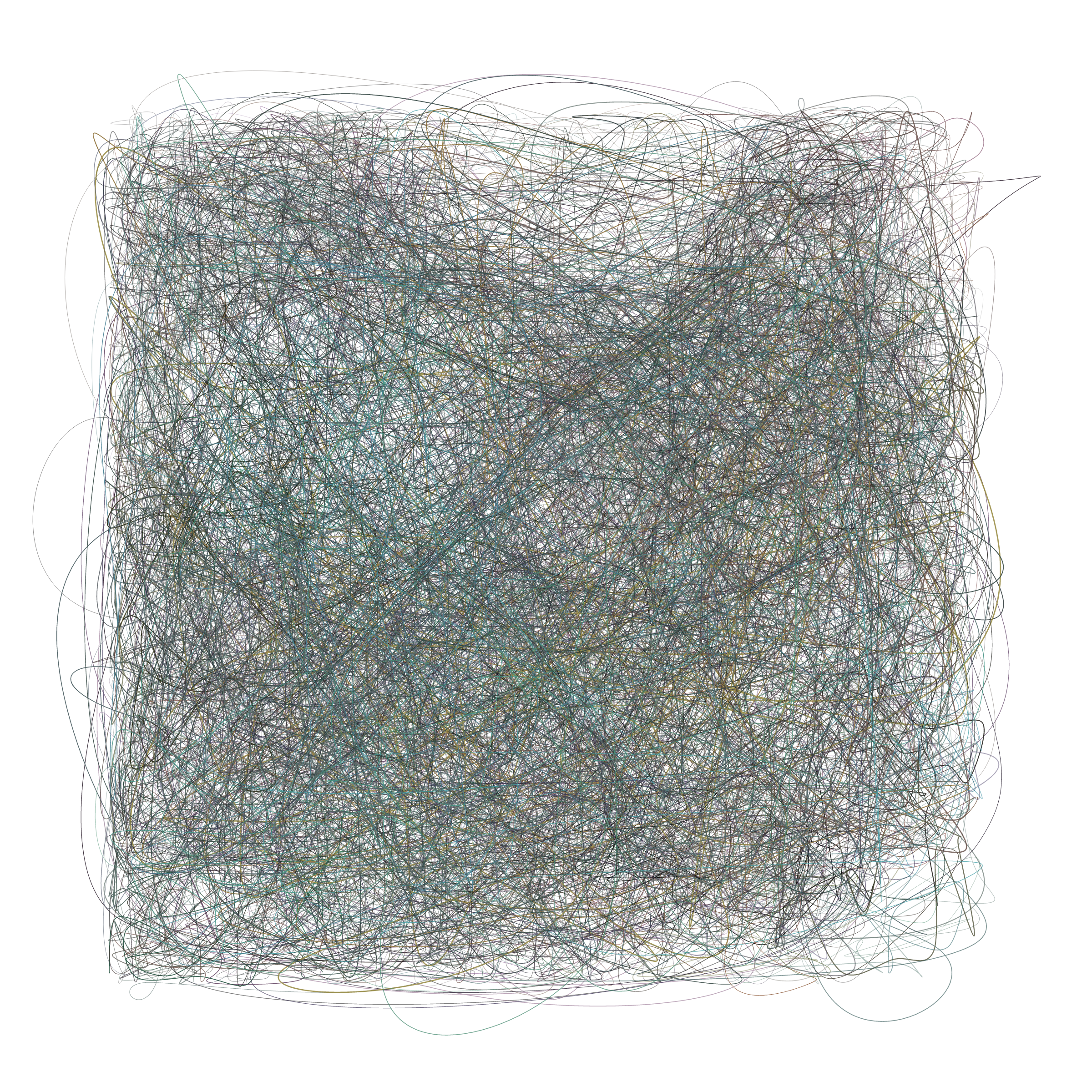 Art Blocks - Art Blocks v2 - Scribbled Boundaries #564 - NFT # 131000564