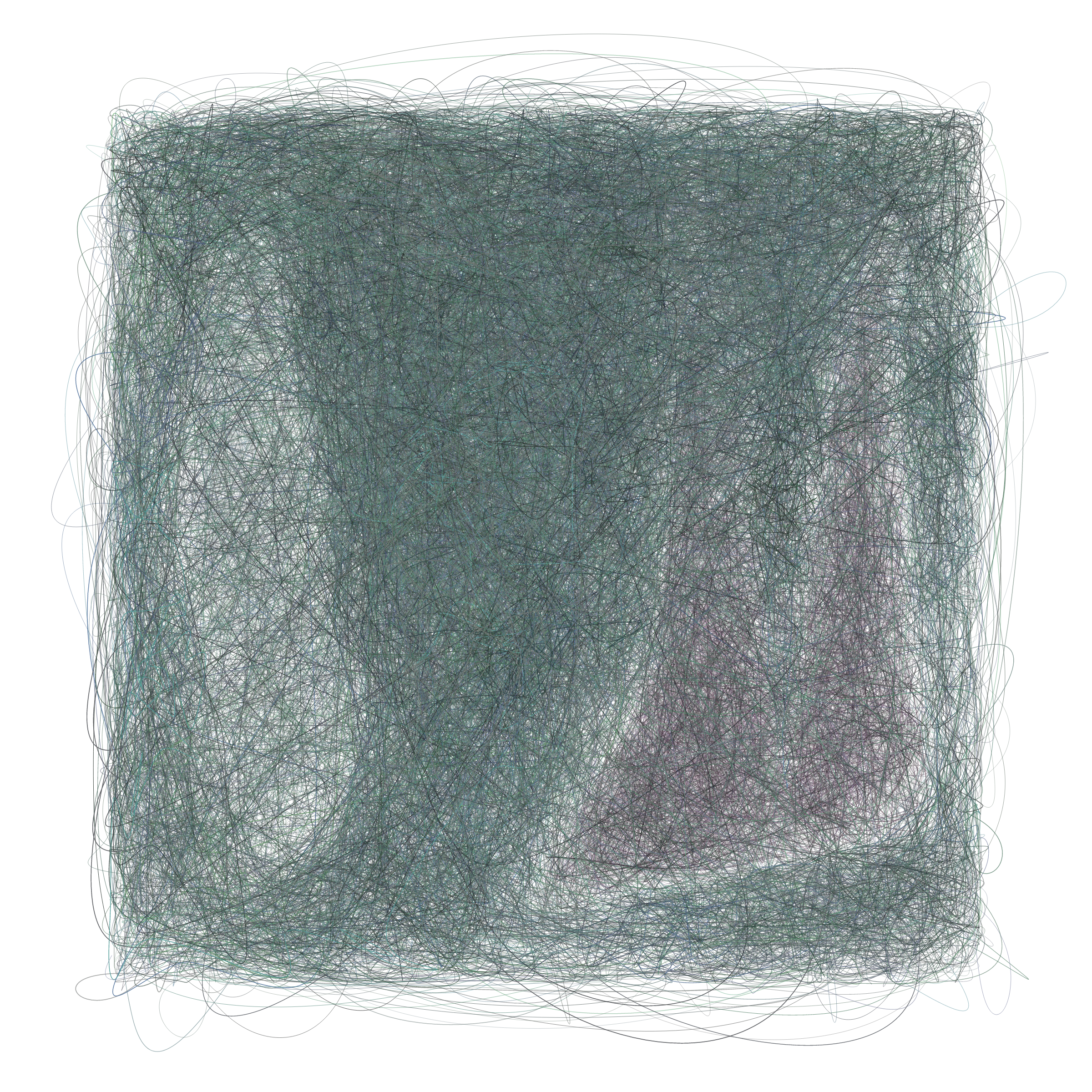 Art Blocks - Art Blocks v2 - Scribbled Boundaries #568 - NFT # 131000568