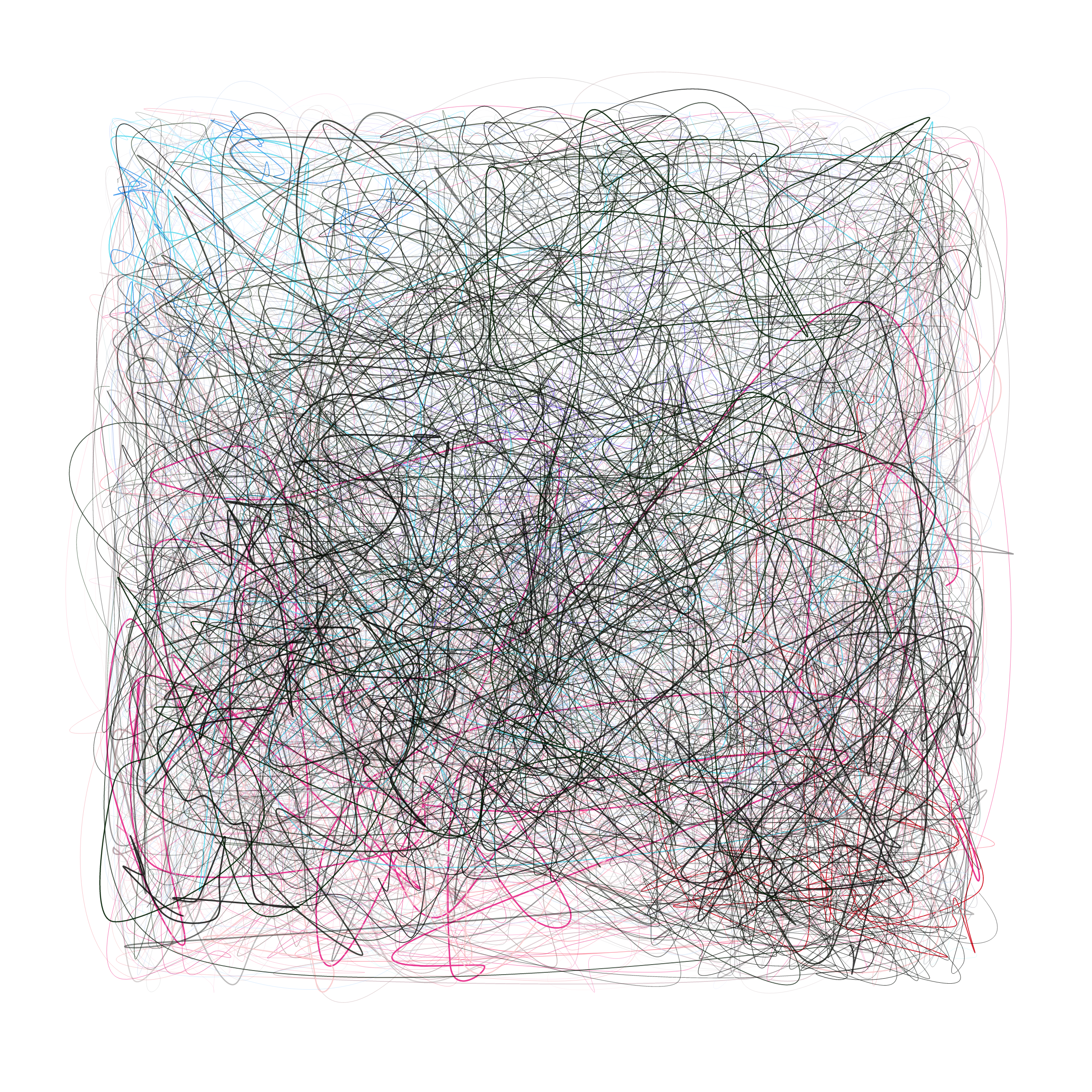 Art Blocks - Art Blocks v2 - Scribbled Boundaries #569 - NFT # 131000569