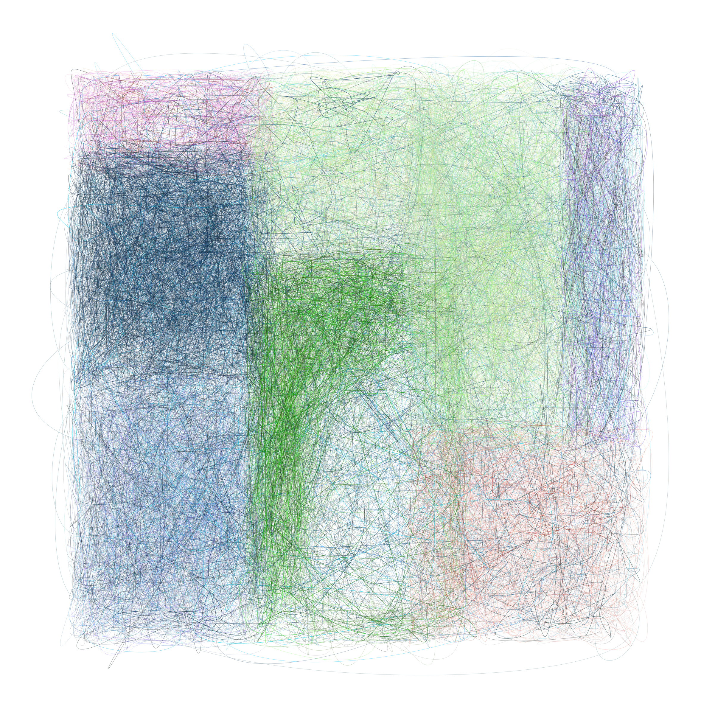 Art Blocks - Art Blocks v2 - Scribbled Boundaries #571 - NFT # 131000571