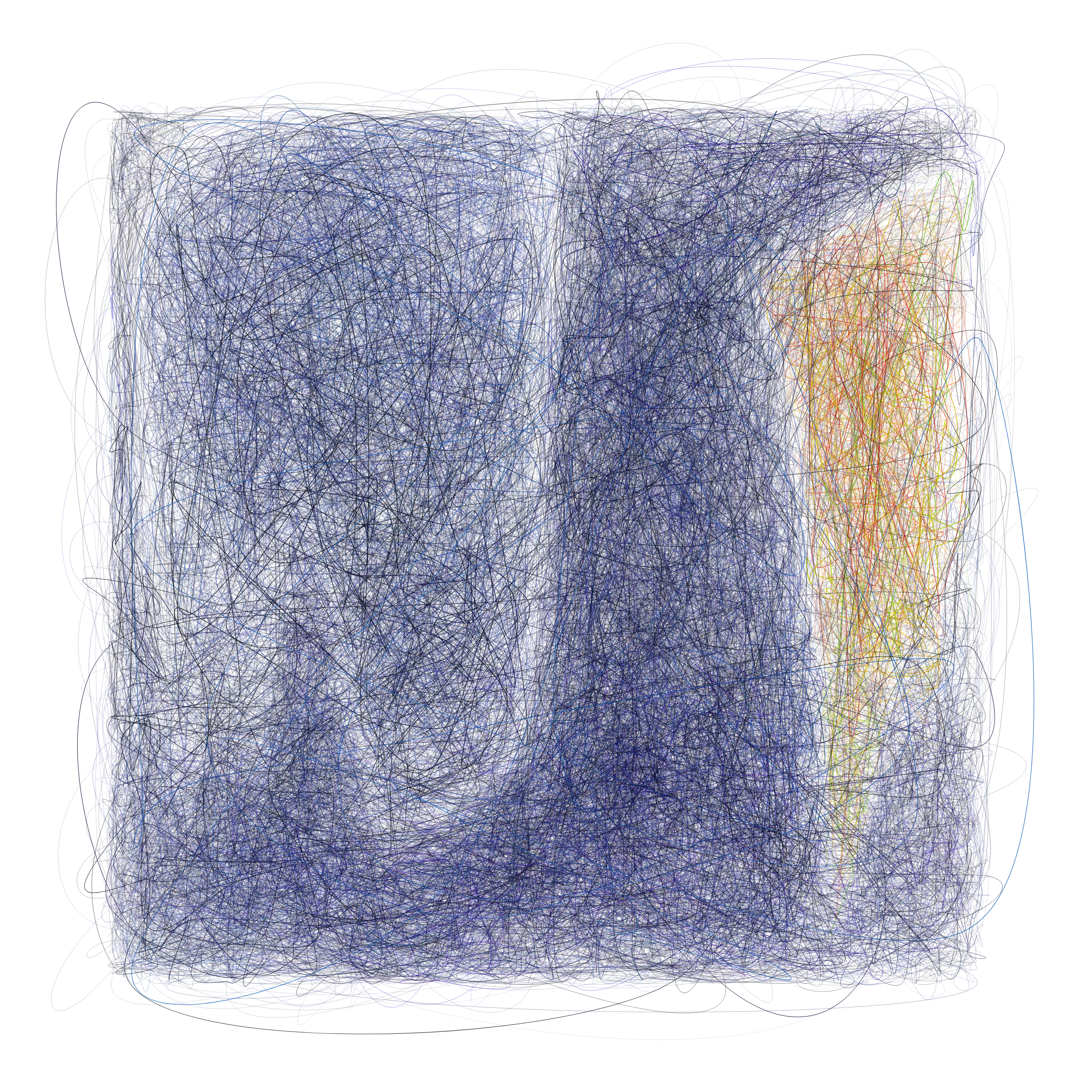 Art Blocks - Art Blocks v2 - Scribbled Boundaries #572 - NFT # 131000572