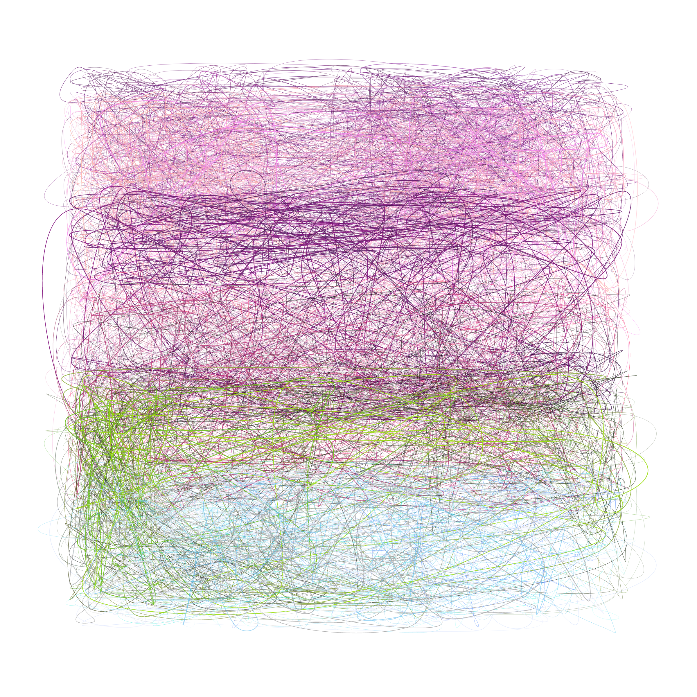 Art Blocks - Art Blocks v2 - Scribbled Boundaries #576 - NFT # 131000576