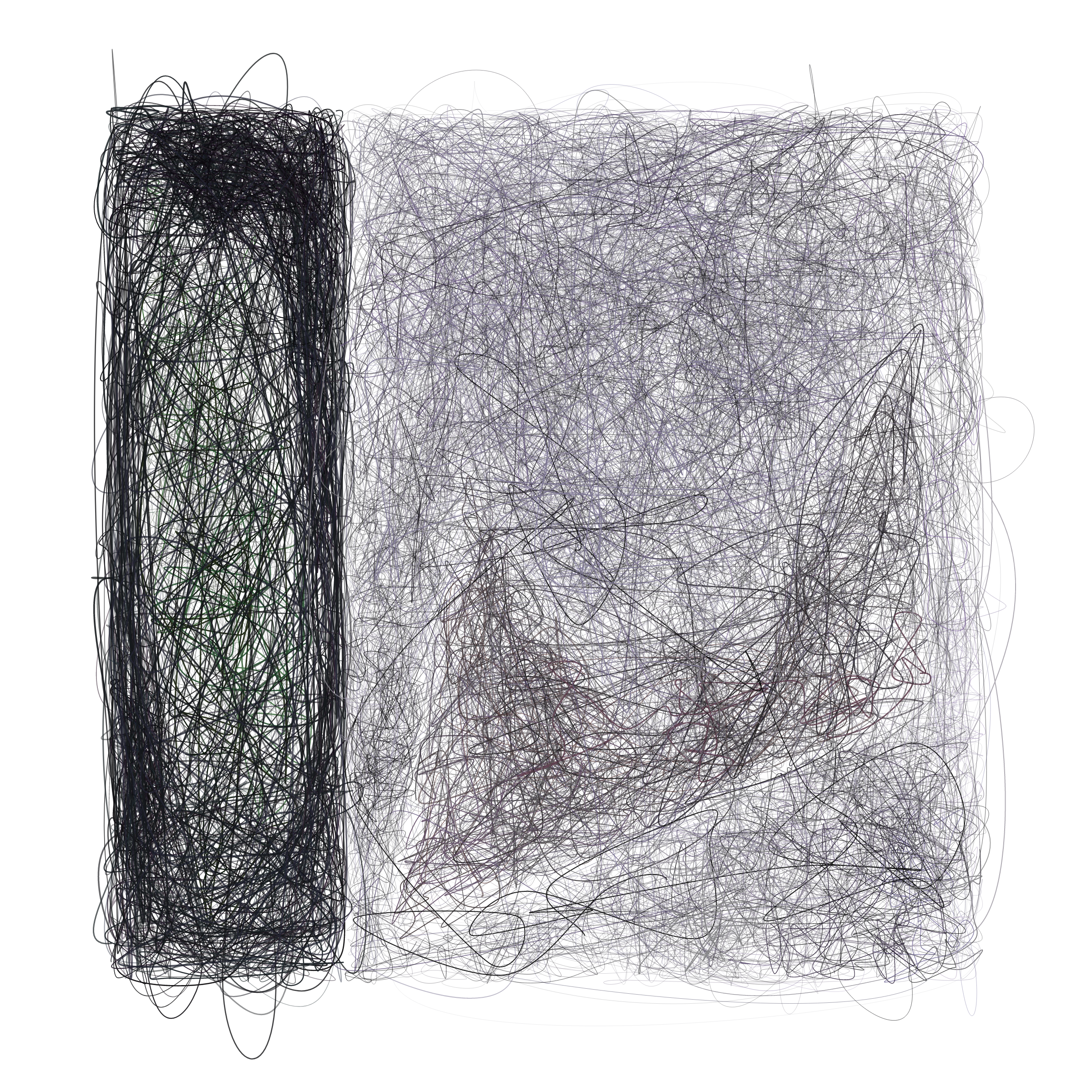 Art Blocks - Art Blocks v2 - Scribbled Boundaries #579 - NFT # 131000579