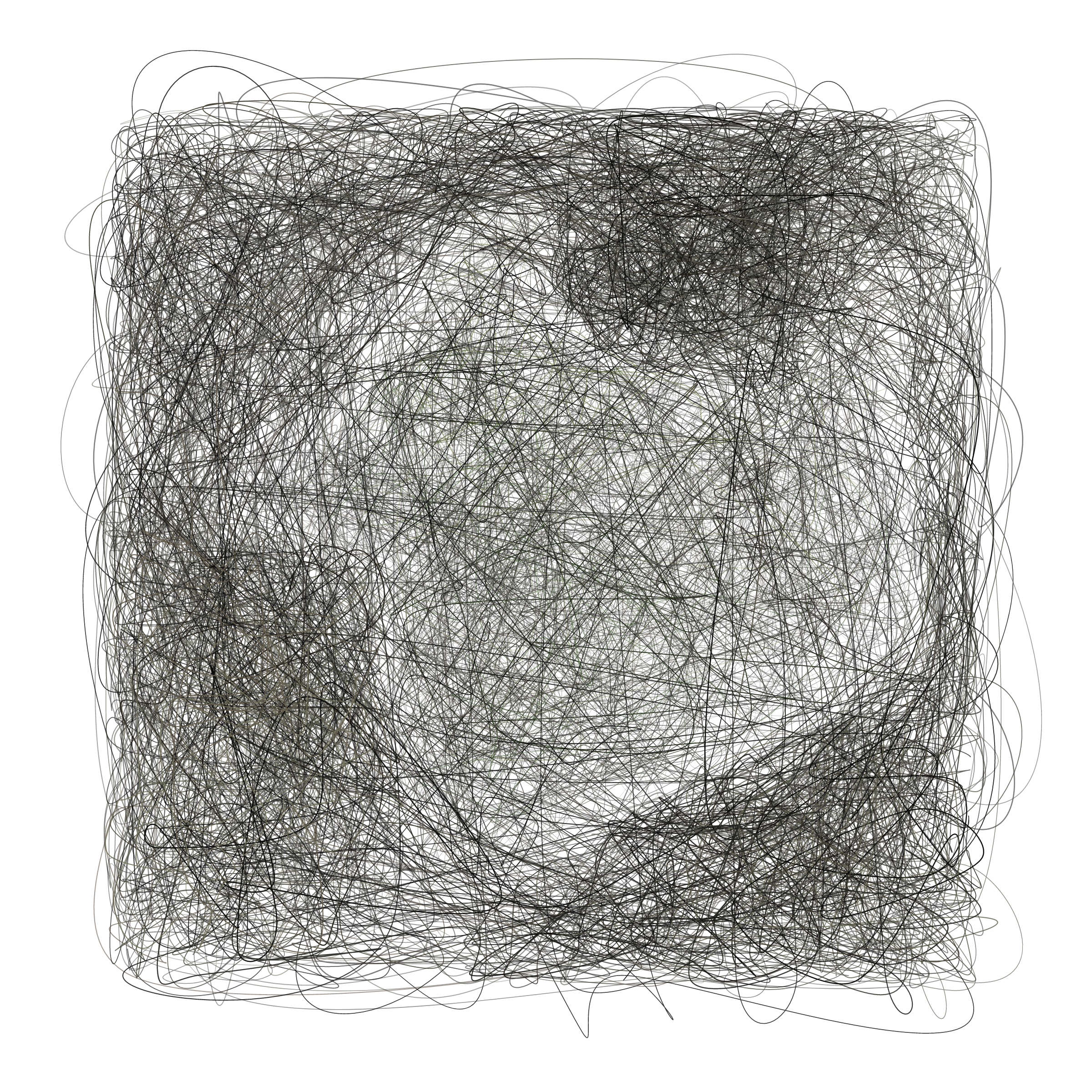 Art Blocks - Art Blocks v2 - Scribbled Boundaries #580 - NFT # 131000580