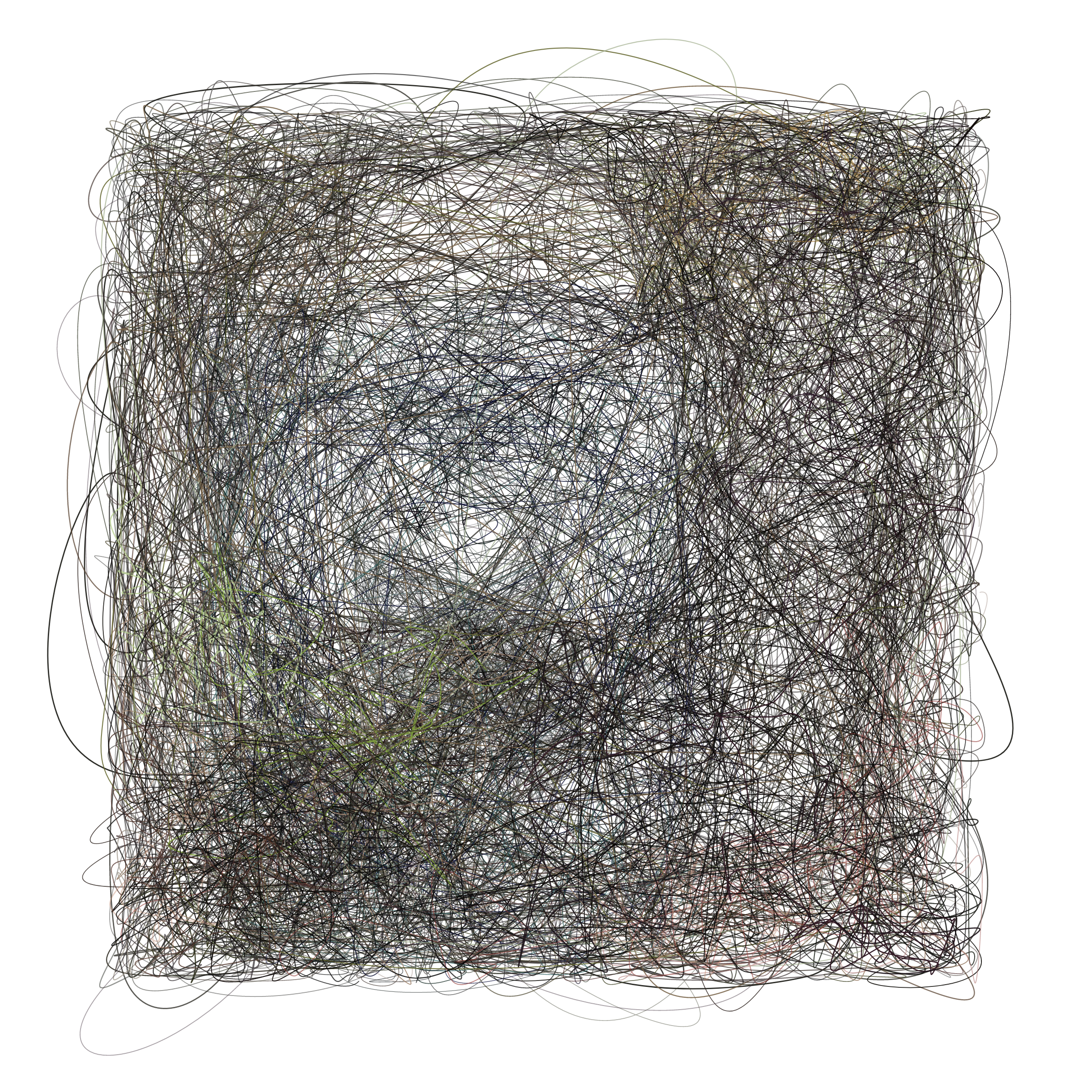 Art Blocks - Art Blocks v2 - Scribbled Boundaries #581 - NFT # 131000581