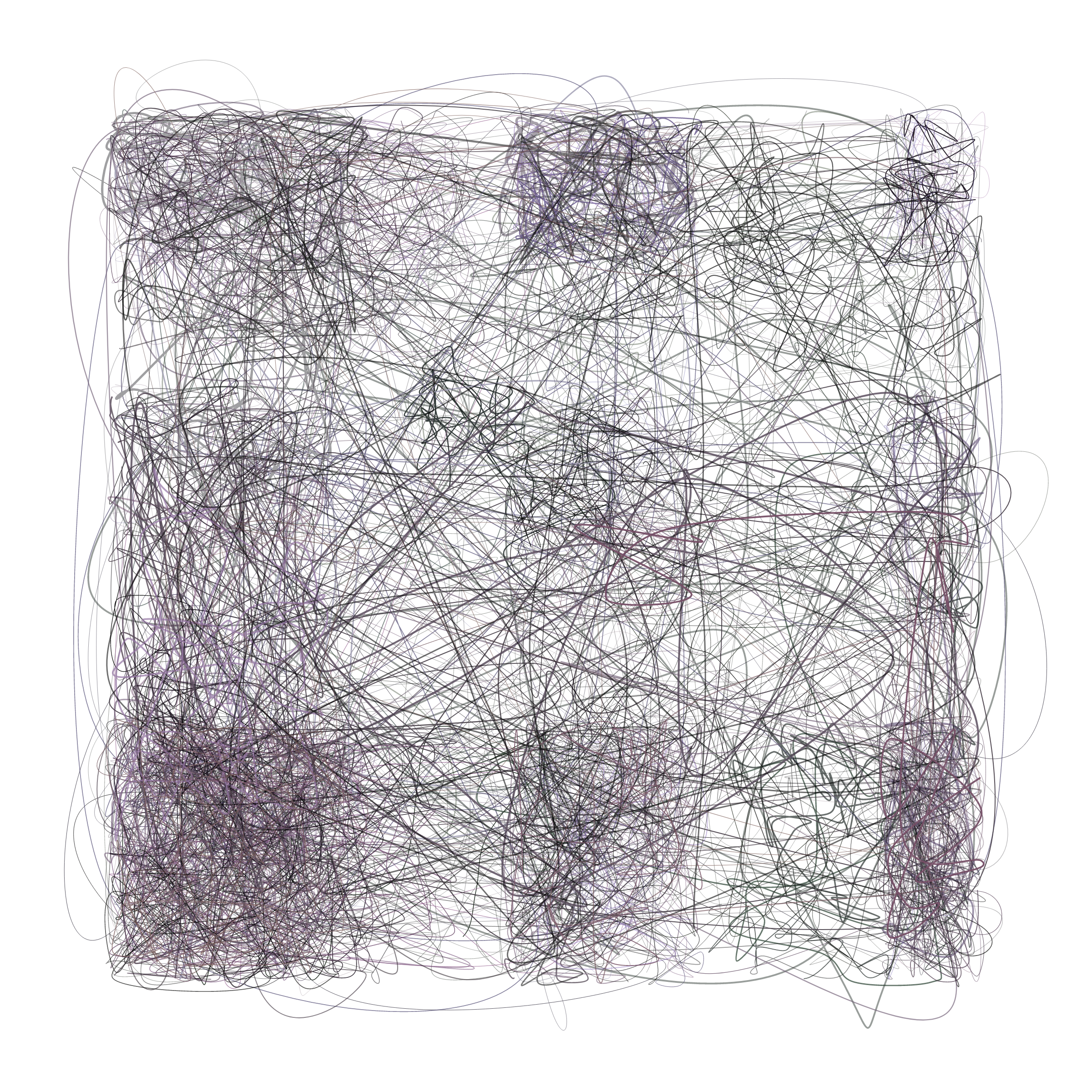 Art Blocks - Art Blocks v2 - Scribbled Boundaries #584 - NFT # 131000584